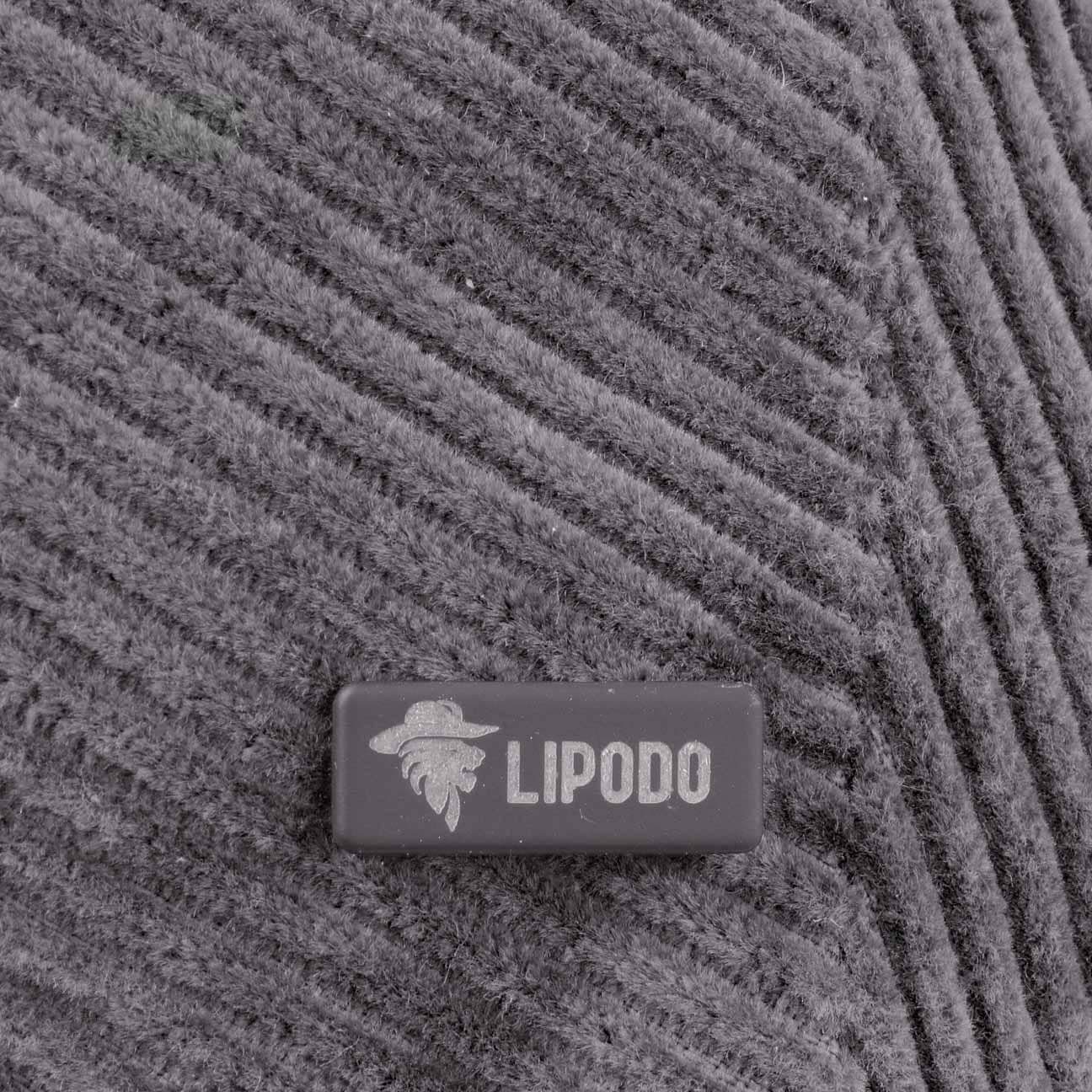 mit Lipodo Italy Schirm, Flat (1-St) Cap Made grau in Baumwollcap