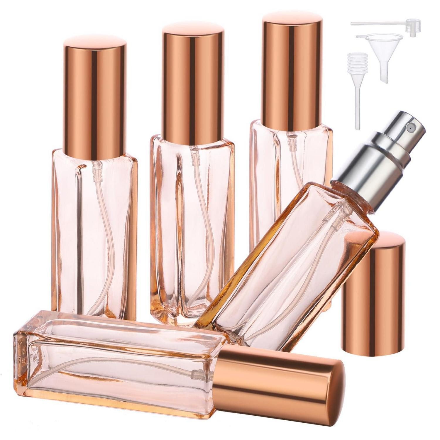 LuxusKollektion Parfümzerstäuber Parfümzerstäuber 10ml 5er Set Orange (5 St)