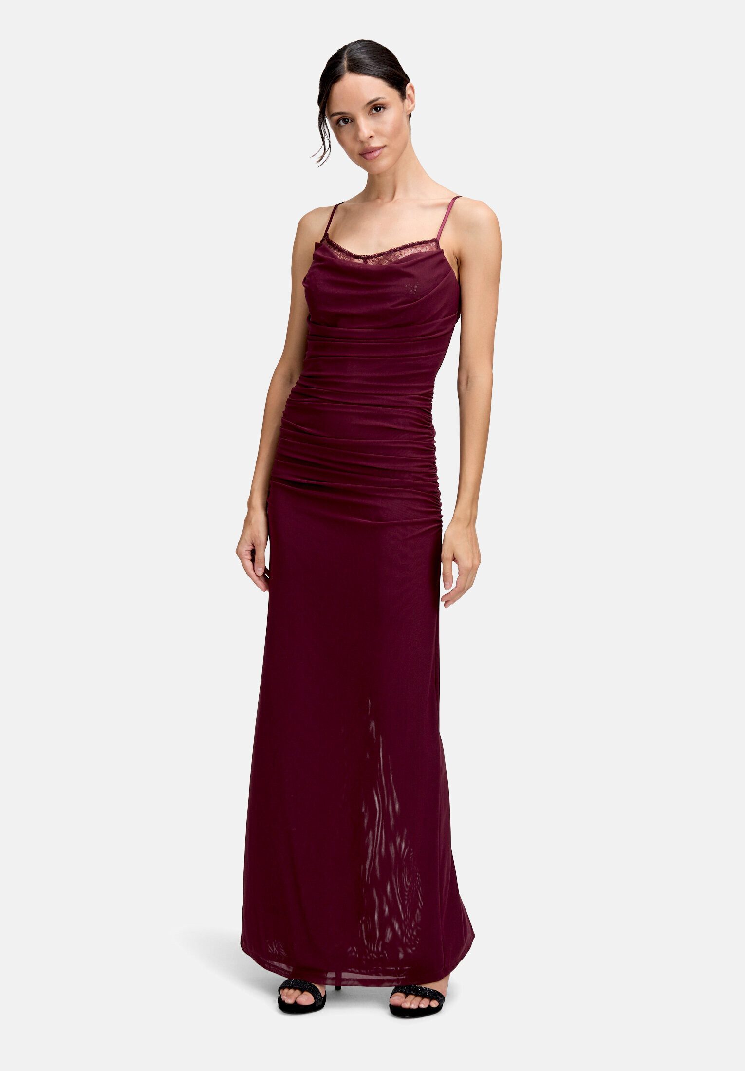Vera Mont Abendkleid Damen mit Spitzeneinsatz