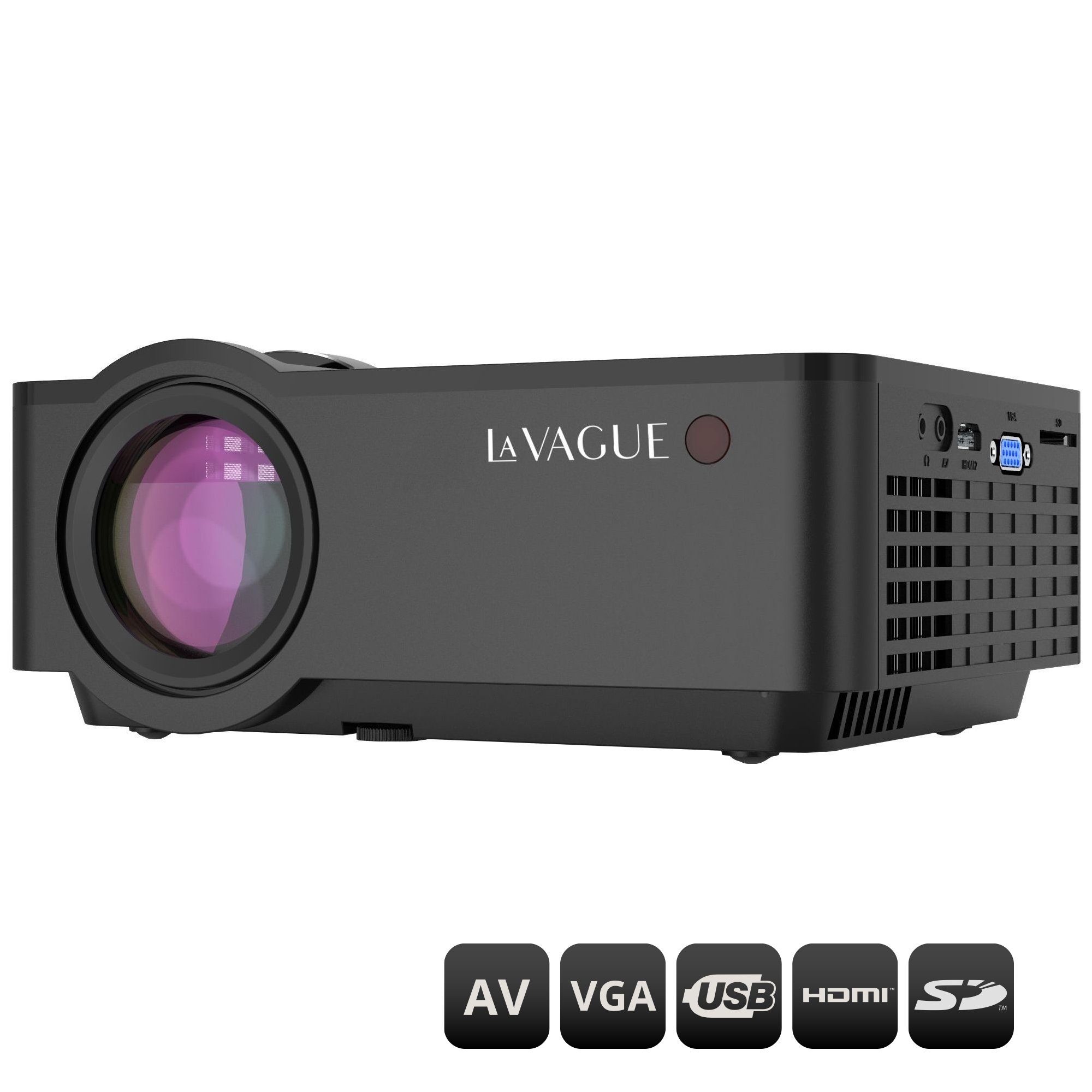 LA VAGUE LV-HD320 LED-Projektor LED-Beamer (2500 lm, 1000:1, 1920 x 1080 px, LED-Projektor)