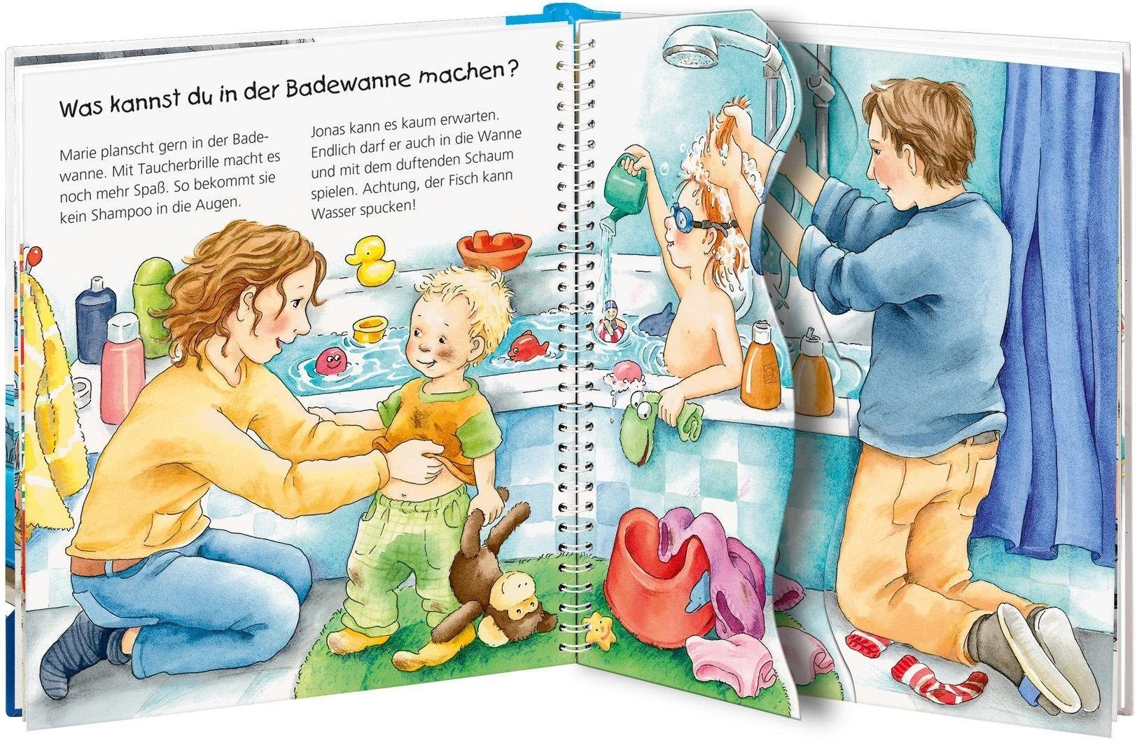 Ravensburger Kinderbuch Wieso? Weshalb? Warum? Junior, Zähne putzen, Pipi machen, Made in Europe