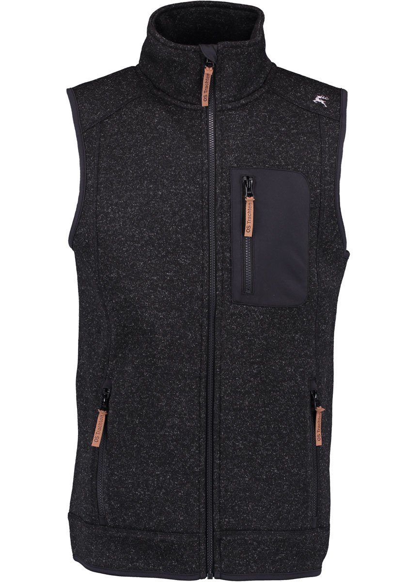OS Trachten Fleeceweste Klesi Weste mit hochgeschlossenem Kragen günstig online kaufen