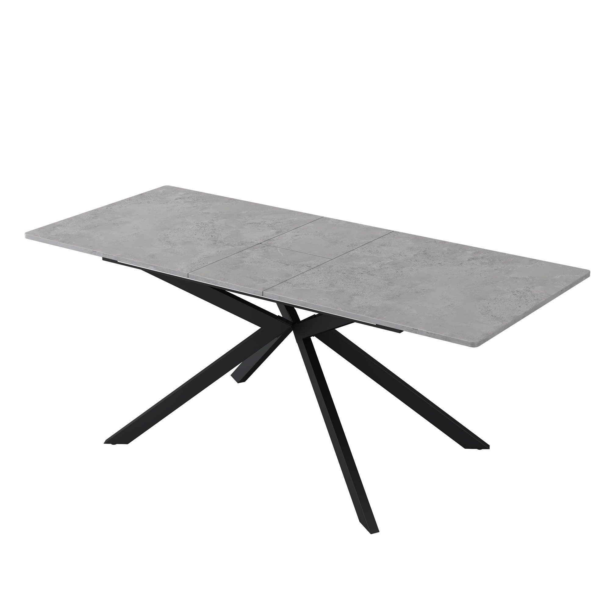 Flieks Esstisch (erweiterbare Tischplatte 150-180x70x75,5 cm, 1-St., 1 Tisch), ausziehbar Küchentisch rechteckig Schreibtisch Arbeitstisch