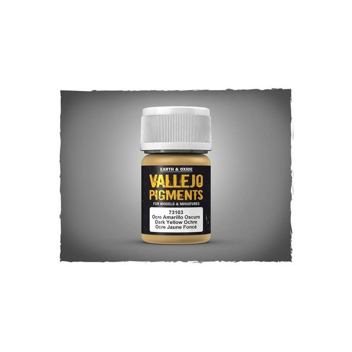 Vallejo Acrylfarbe VAL-73.103 - Pigments - Dark Yellow Ocre 35 ml