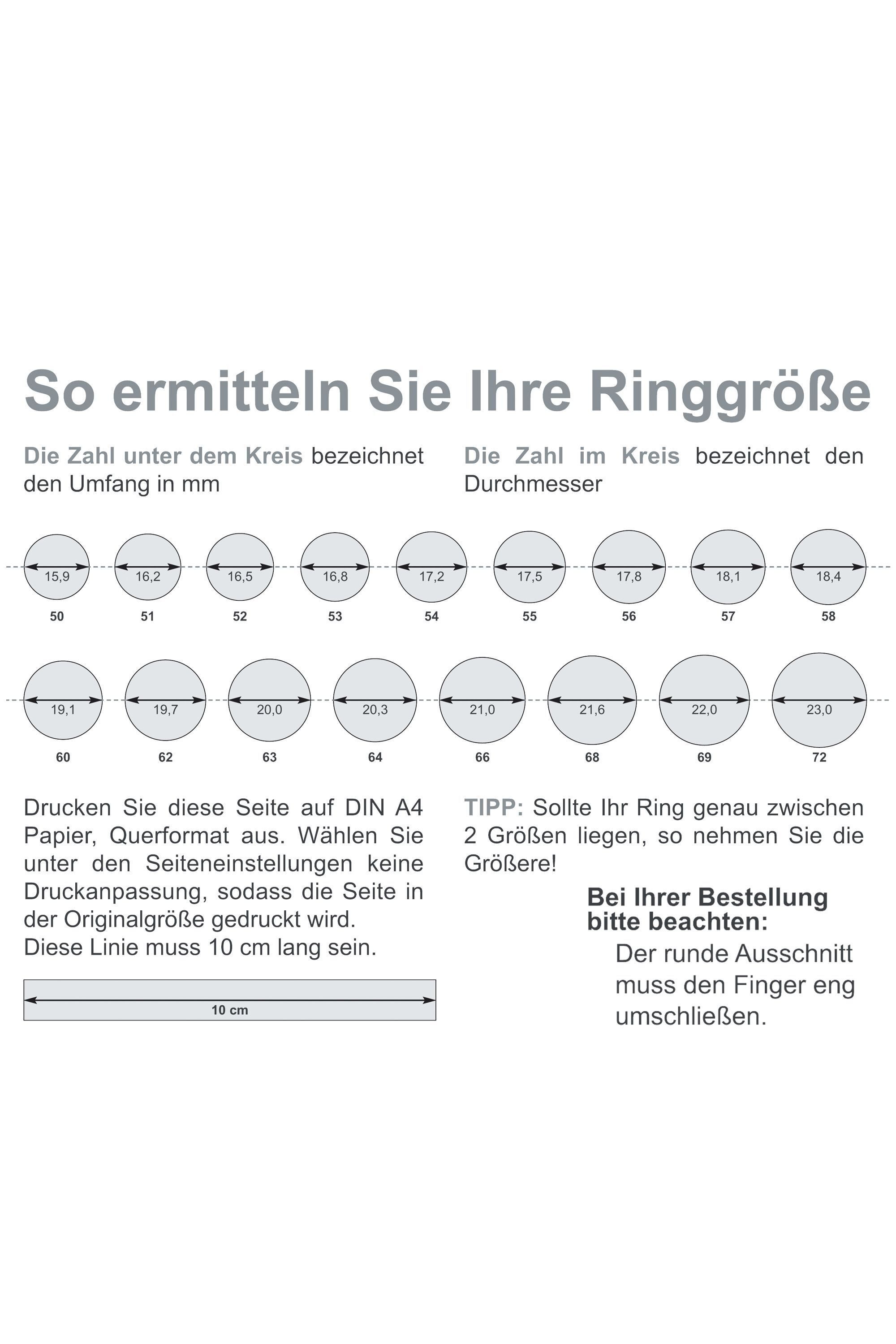 CELESTA Fingerring Silber 925 rhodiniert mit eismatter Oberfläche