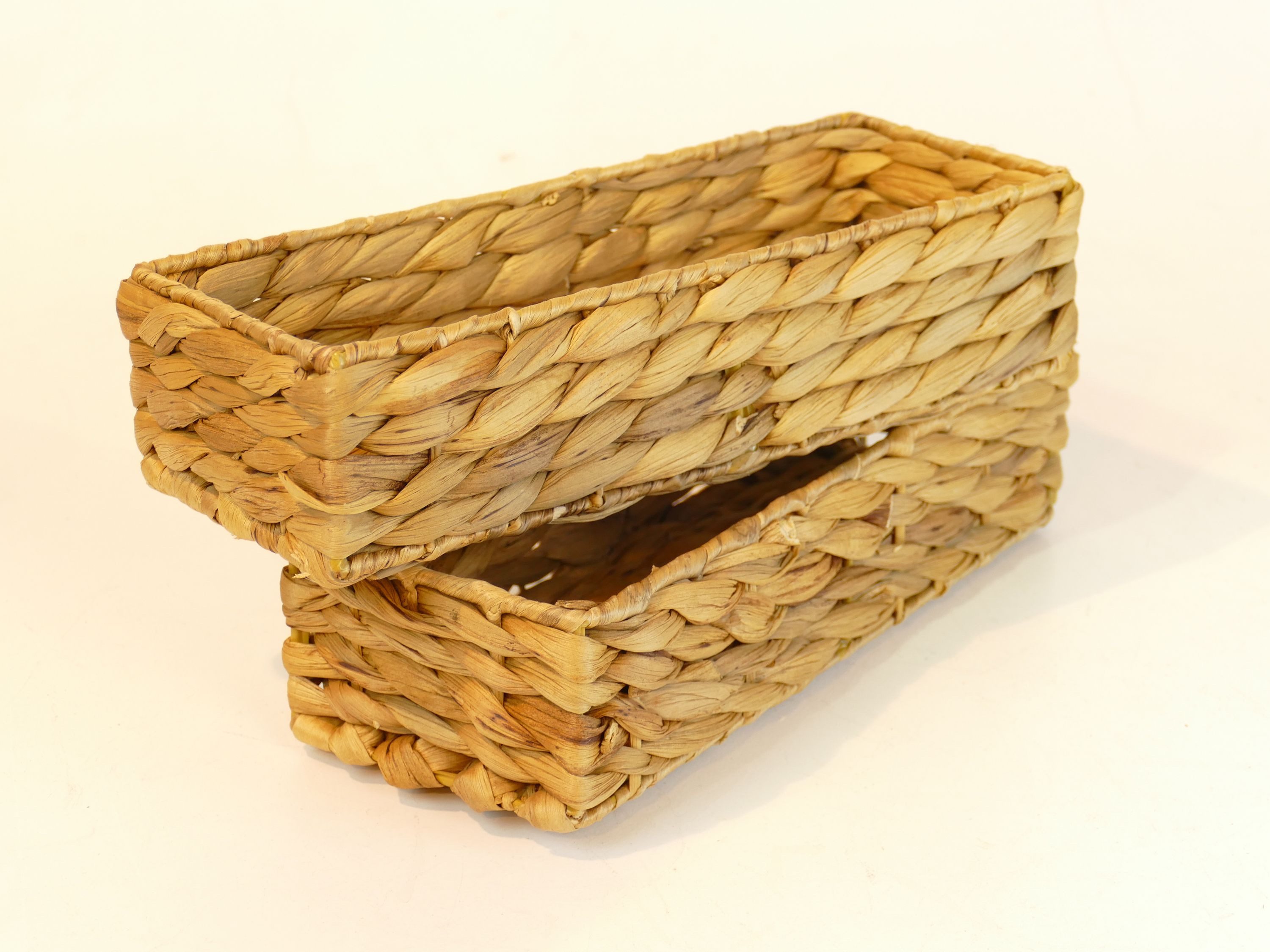 ARTRA Dekokorb Besteckkörbe 2er Set "Ola" aus Wasserhyazinthe natur Regalko günstig online kaufen