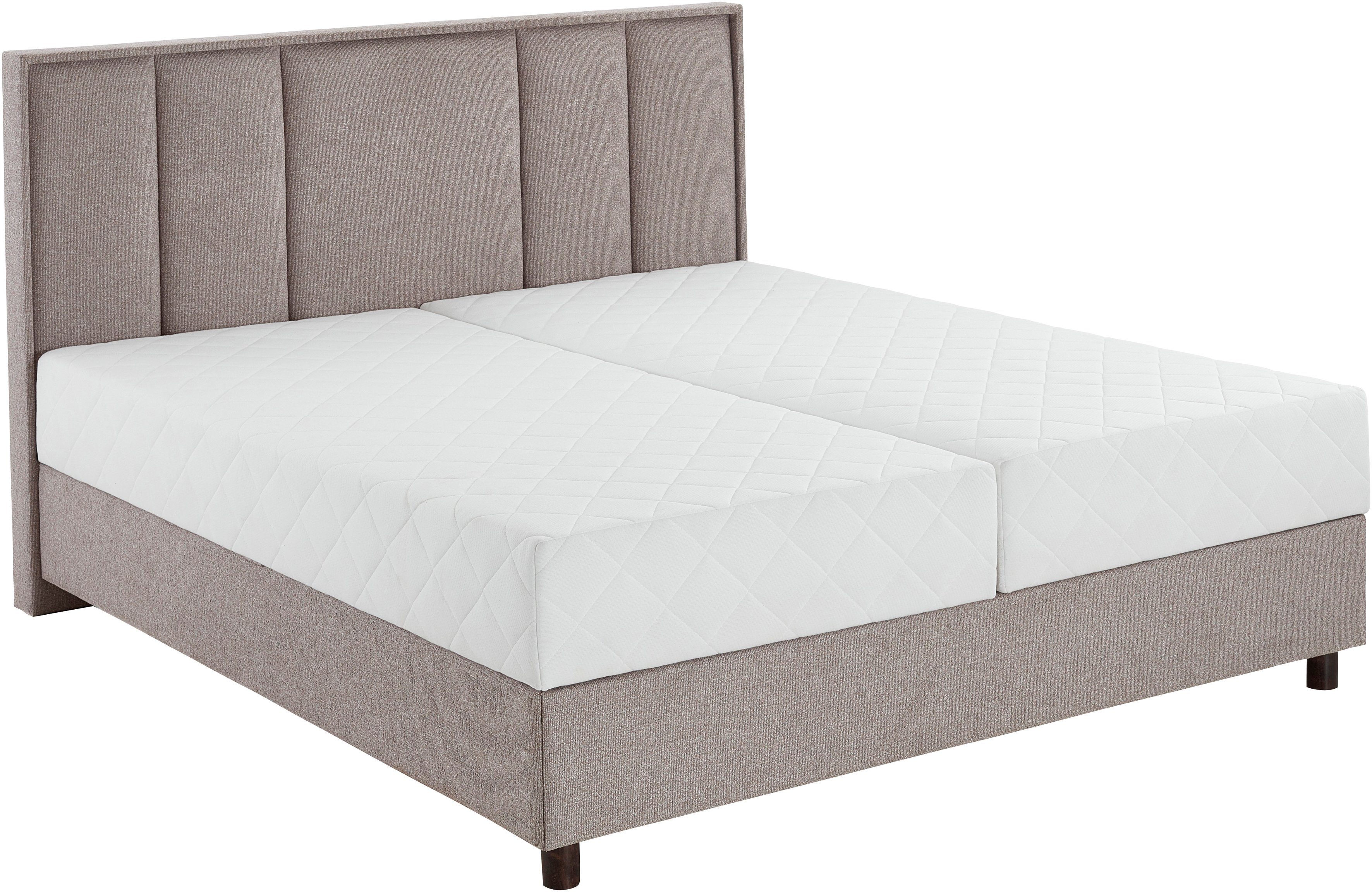 ATLANTIC home collection Boxbett ARLA, mit Taschen-Federkernmatratze und Bettkasten