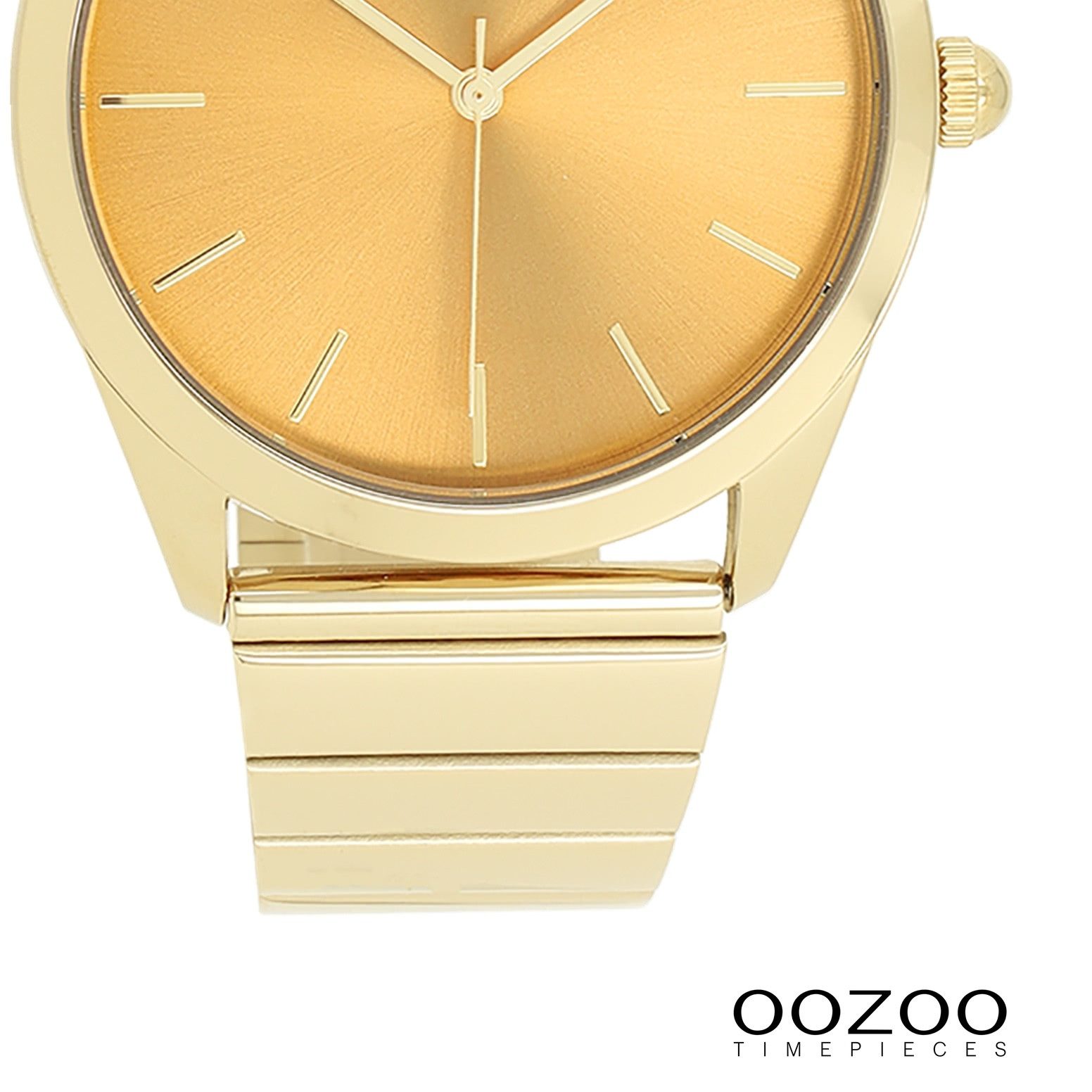 OOZOO Quarzuhr Oozoo Unisex Armbanduhr Timepieces Analog, (Analoguhr), Damen, Herrenuhr rund, groß (ca. 40mm) Metallarmband, Casual-Style