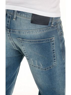 WOTEGA Slim-fit-Jeans Jeans Pete destroyed Herren Jeans mit Stretchanteil