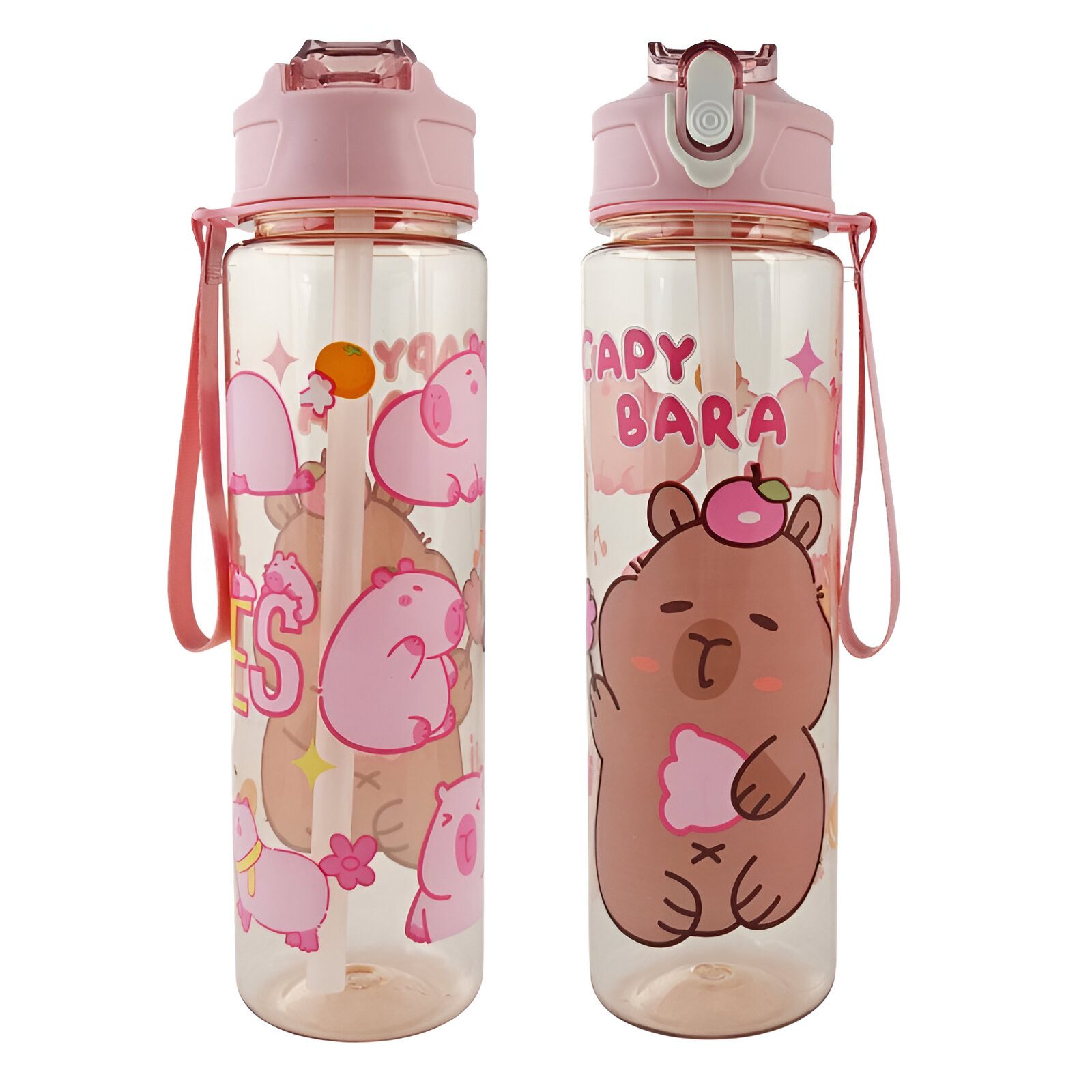WS-Trend Trinkflasche Capy Bara Sportflasche Wasserflasche Trinkflasche Flasche 800 ml
