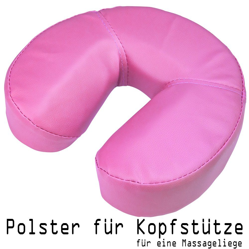 Kingpower Massagekissen Kissen Massage Kopfpolster Kopfstütze  Gesichtskissen Massageliege Pink