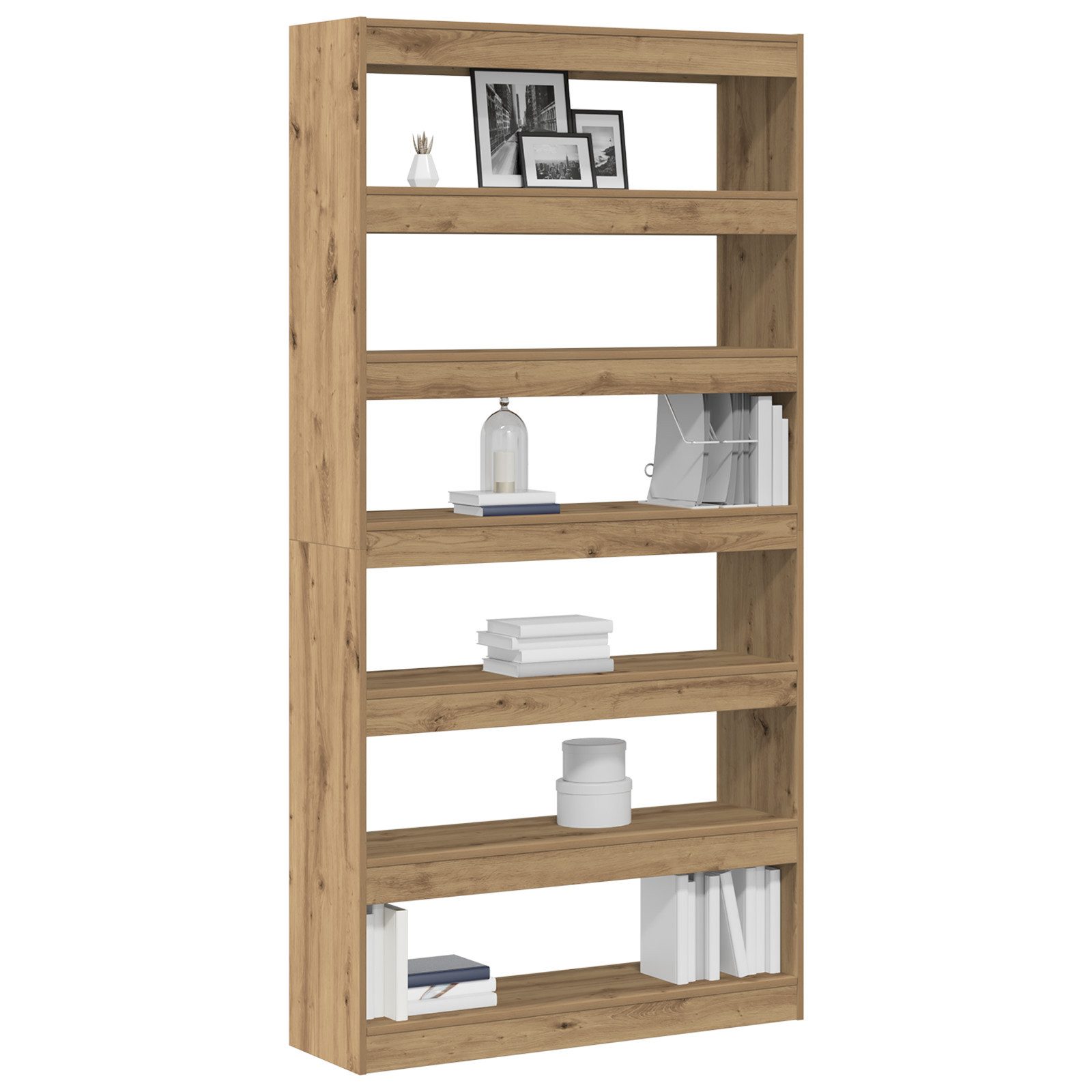 vidaXL Bücherregal Bücherregal Artisan Eiche Massivholz günstig online kaufen
