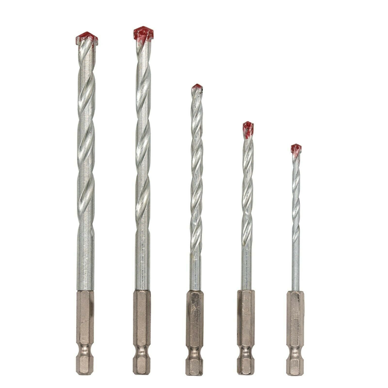 BENSON Steinbohrer Steinbohrer Spiralbohrer Bohrersatz Bit Bohrer, (5-tlg), günstig online kaufen