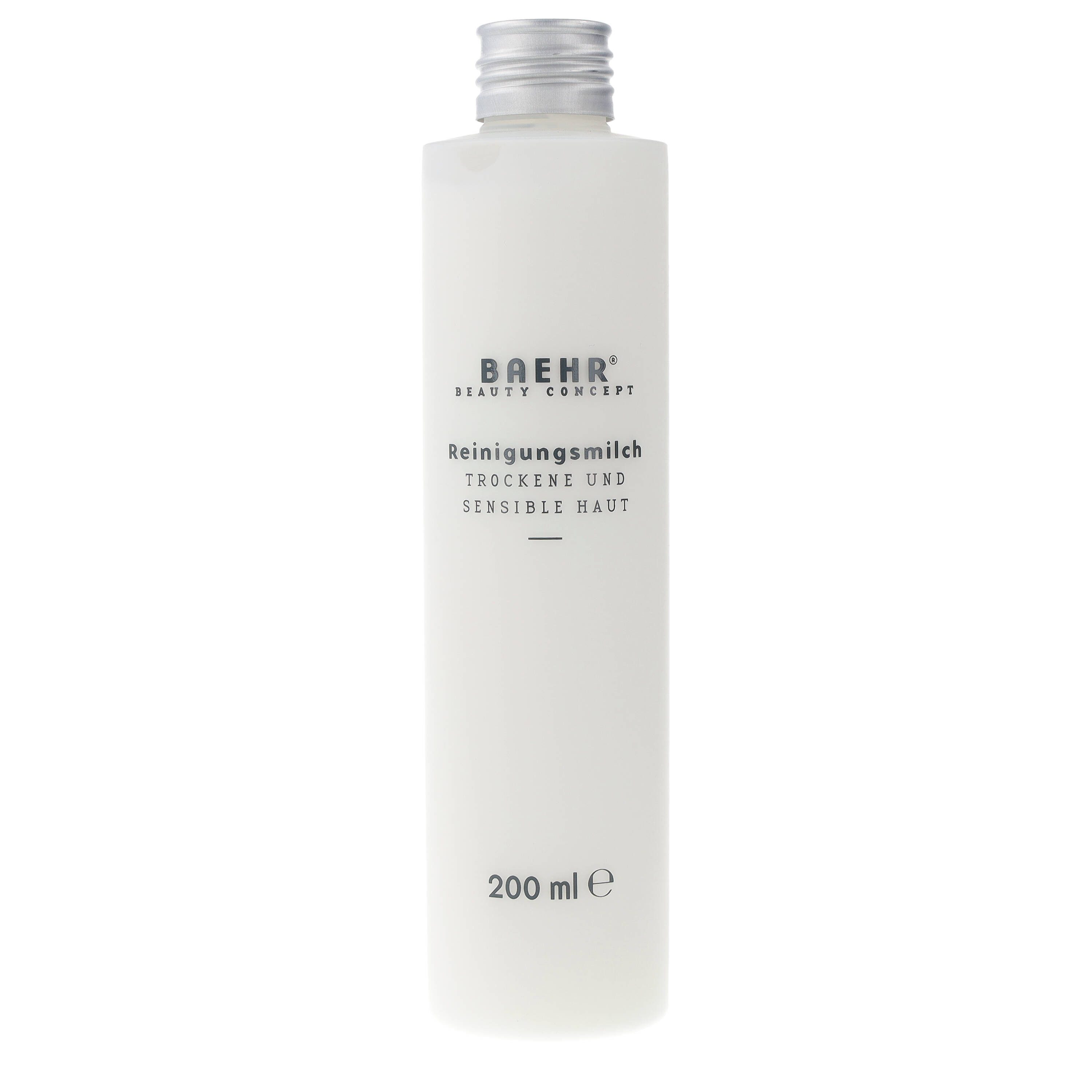BAEHR BEAUTY CONCEPT Gesichts-Reinigungsmilch Baehr Beauty Concept Reinigungsmilch Trockene und Sensible Haut 200ml, 1-tlg., pflegender Avocado-Extrakt & geschmeidig-machendes Kokosöl