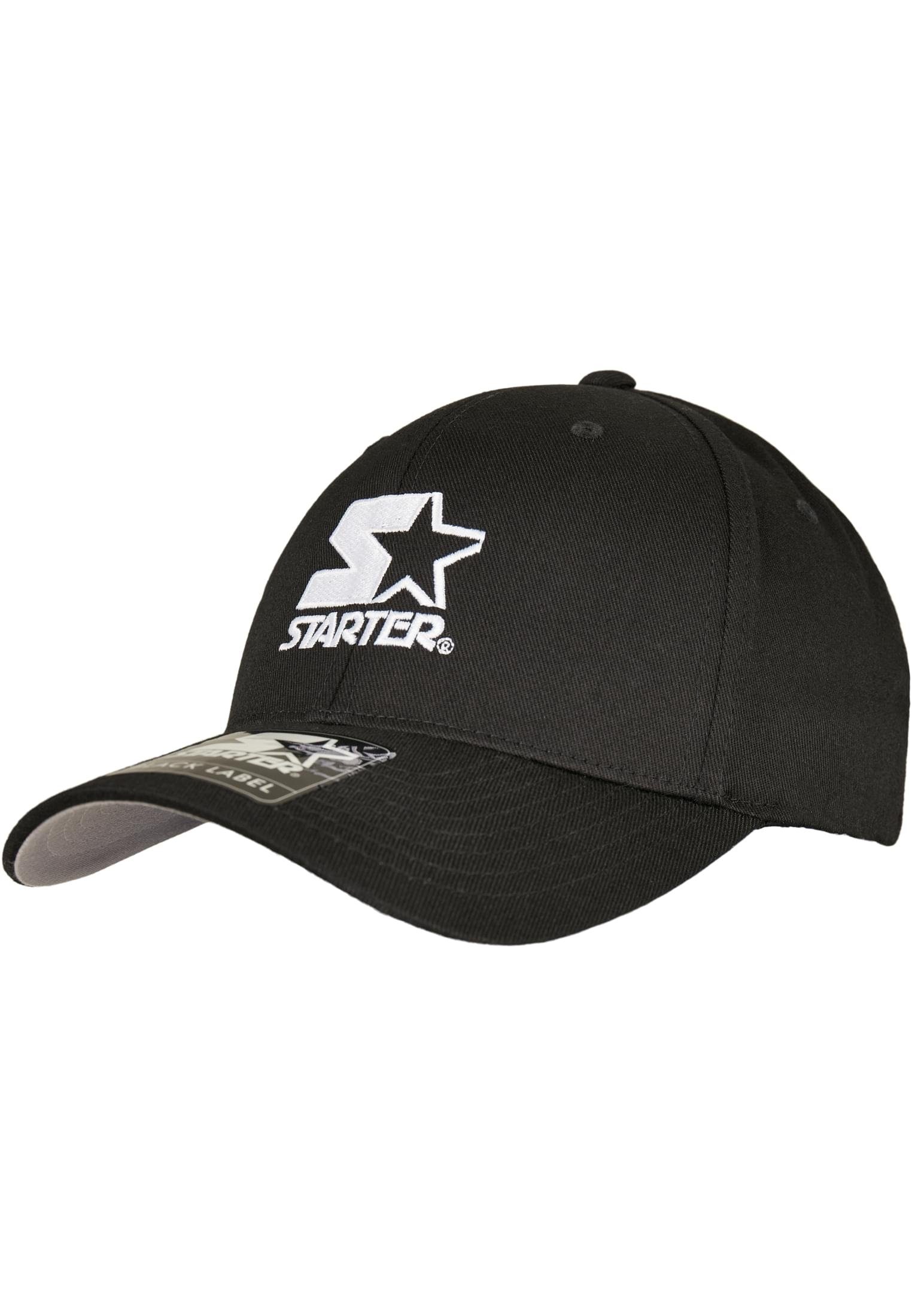 Black Starter Label Logo Cap Starter Flex Herren Flexfit