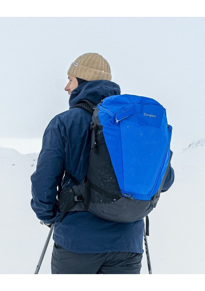 Bergans Wanderrucksack Rabot Daypack 34 M/L (komfortables Tragesystem) blau/dunkelgrau