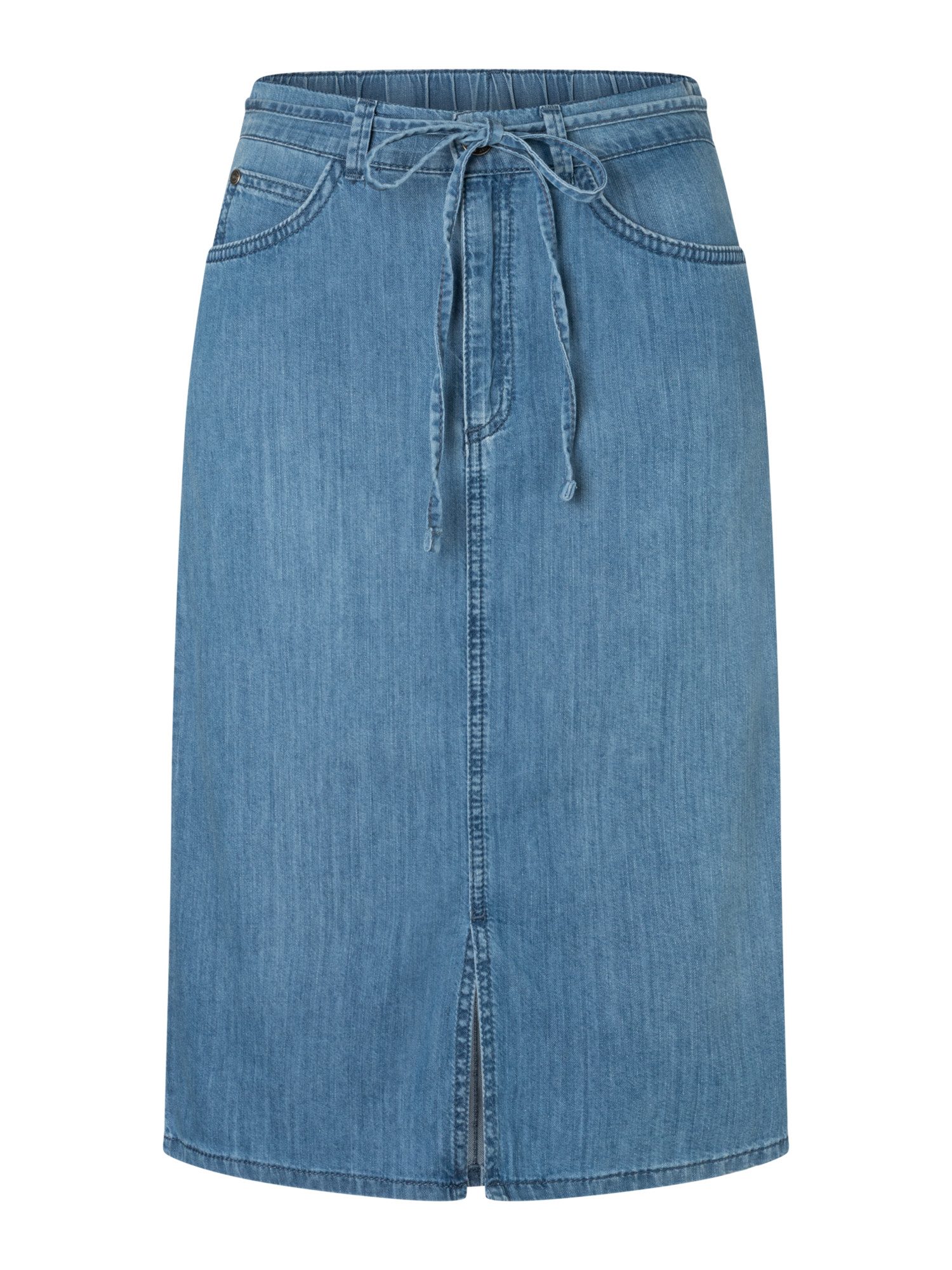 MORE&MORE A-Linien-Rock cooler, lässiger Midi-Jeansrock