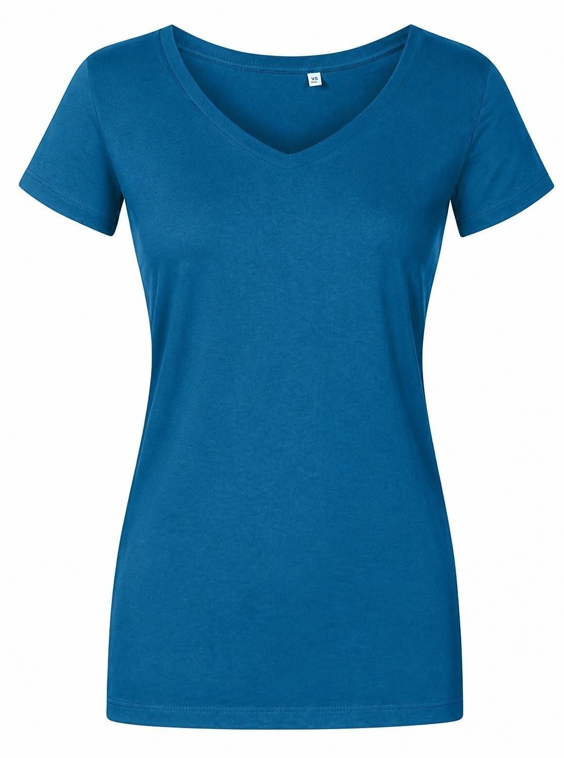 Promodoro V-Shirt Damen V-Neck T-Shirt, Gekämmte Baumwolle
