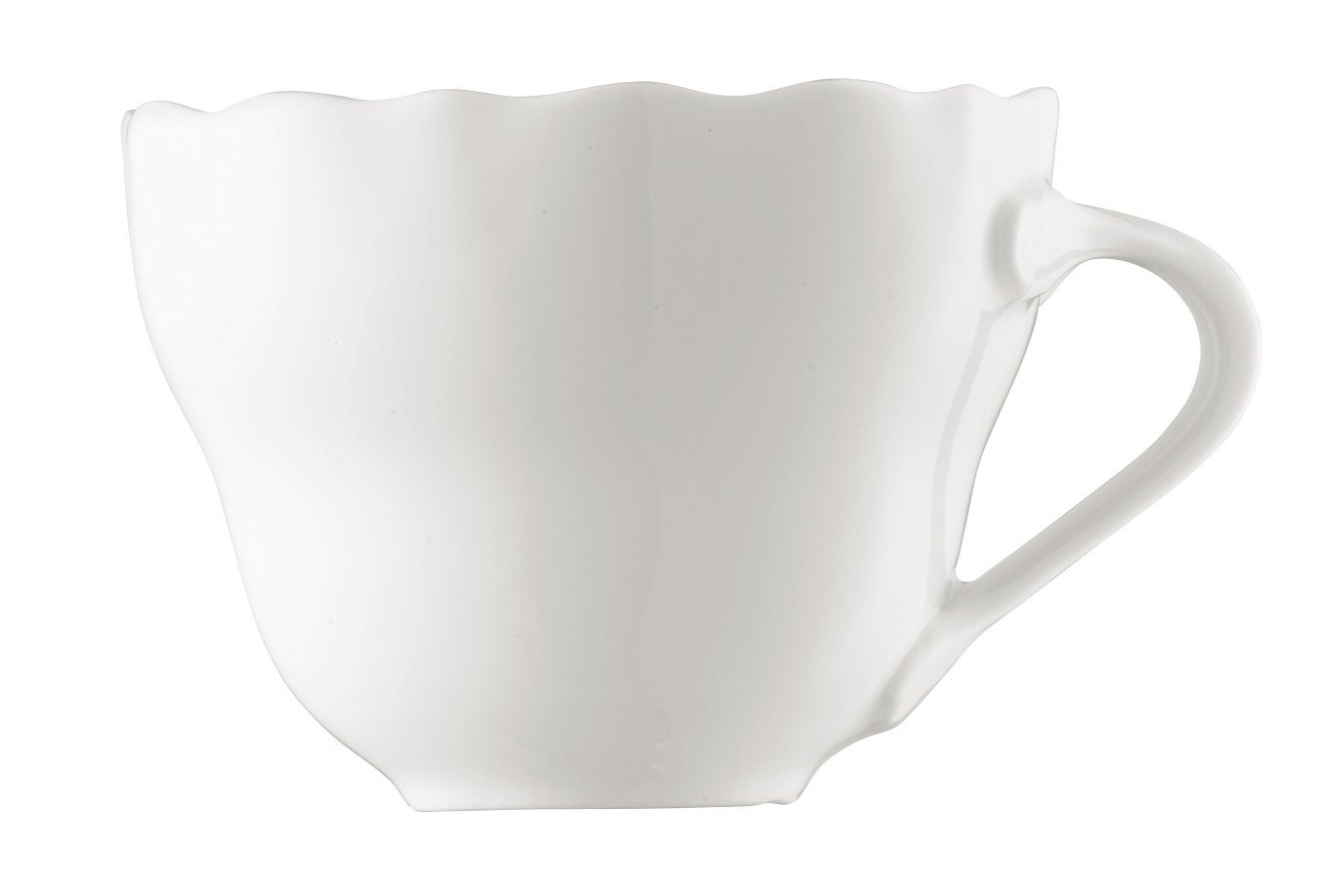 Hutschenreuther Tasse Maria Theresia Weiss Kaffee-Obertasse 0,23 l, Porzellan, Чашки