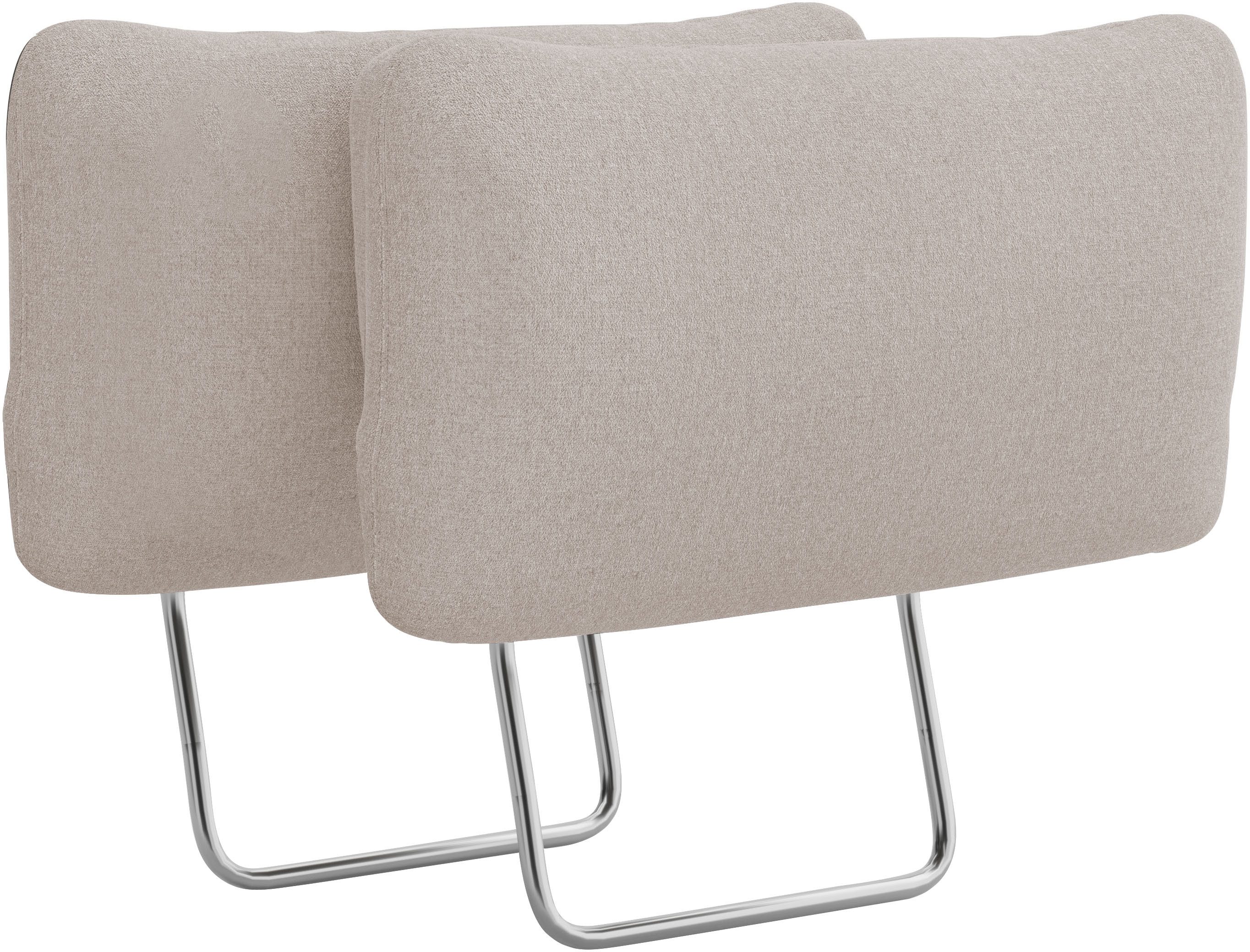 OTTO home Sofa-Kopfstütze Rochelle, (Set, 1-St., Kopfstütze - 2 Stück im Set), 2 Stück im Set