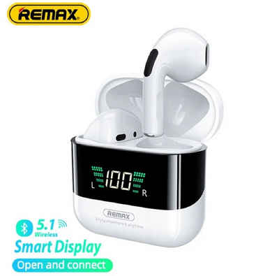 Remax TWS-10 Plus 5.1 True Wireless mit Ladecase für Smartphone Bluetooth-Kopfhörer (Bluetooth, wireless, Bluetooth, LED Display Real-Time Monitor)