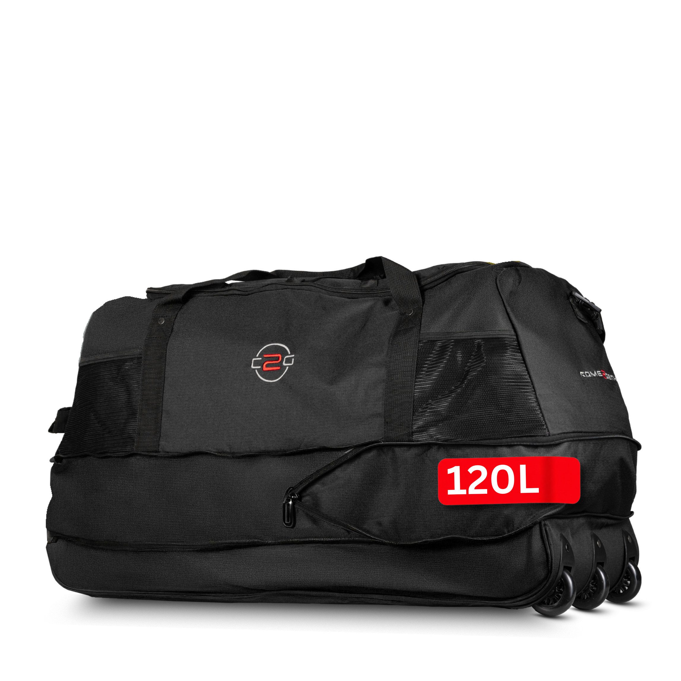 cocoono Reisetasche Reisetasche mit Rollen – Große faltbare Rolltasche 120L