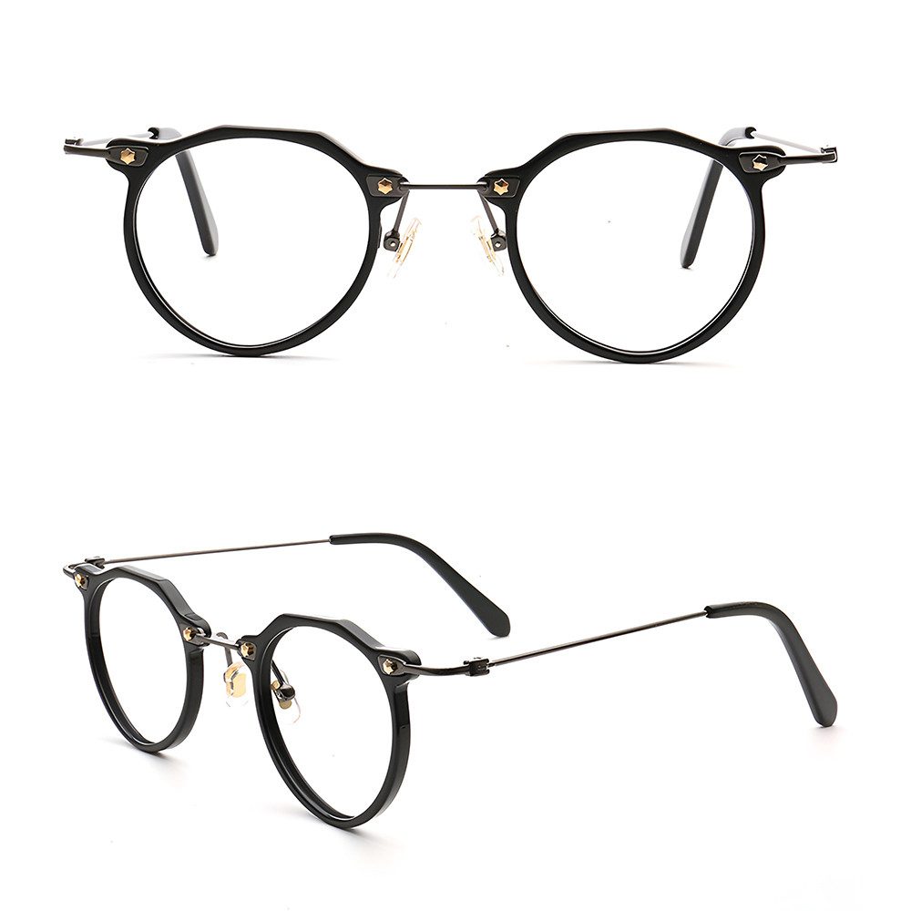 PACIEA Lesebrille Damen Herren Blaulichtfilter 50er Jahre Retro Nerd Brille