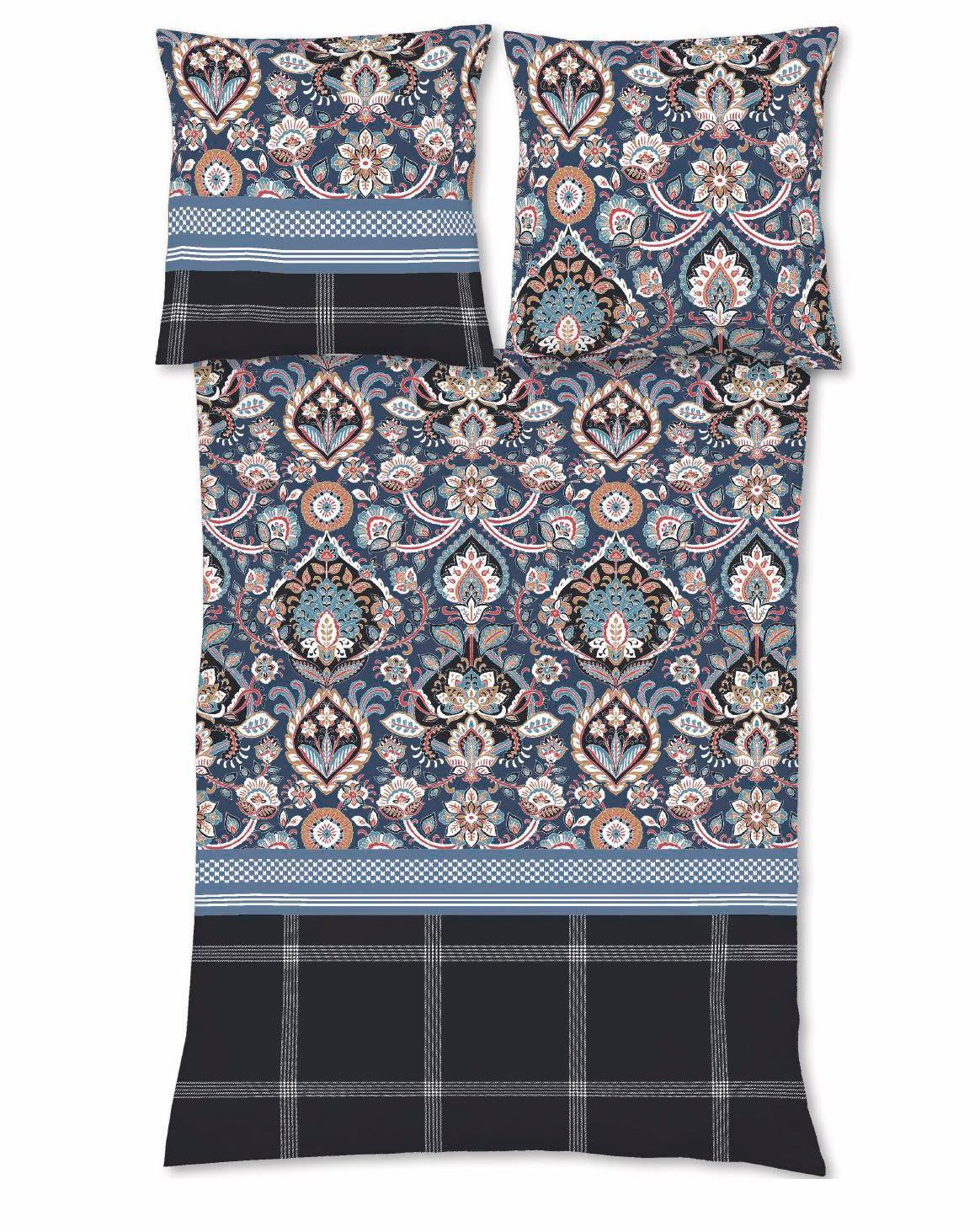 fleuresse Bettwäsche Aspen 4290, Feinbiber, 2 teilig, Feinbiber, Baumwolle, in Gr. 135x200, 155x220, 200x200cm