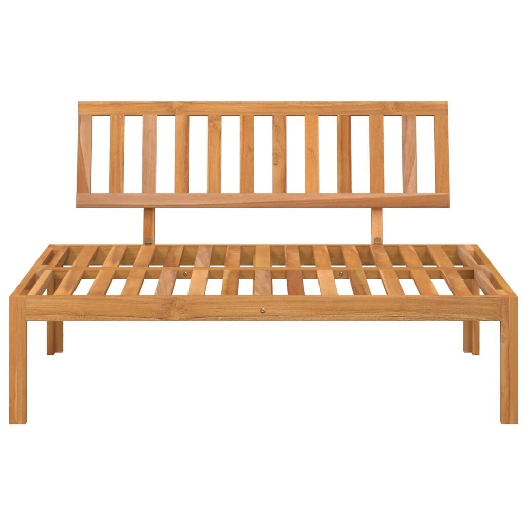vidaXL Loungesofa Garten-Mittelsofa aus Paletten Massivholz, 1 Teile