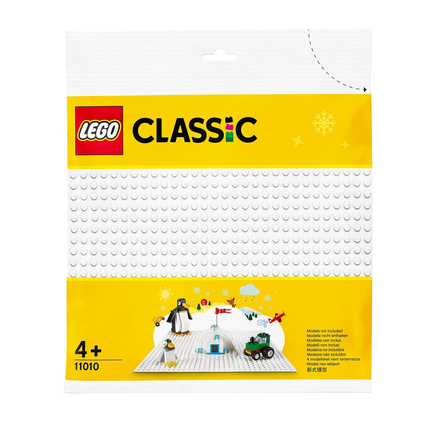 LEGO® LEGO Weiße Bauplatte Konstruktionsspielsteine