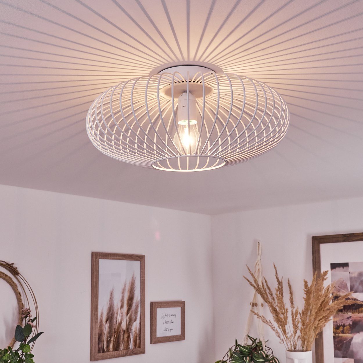 hofstein Deckenleuchte »Pieris« runde Deckenlampe aus günstig online kaufen