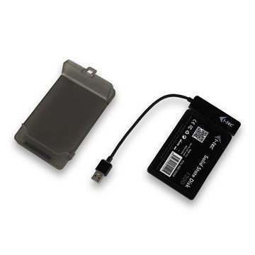 I-TEC Festplatten-Gehäuse MySafe USB 3.0 Easy externes 2.5" Festplattengehäuse, für SATA I/II/III HDD SSD Schwarz