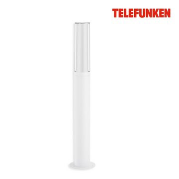 Telefunken LED Außen-Stehlampe 311406TF, LED fest verbaut, Neutralweiß, weiß, Wohnzimmer, Kinderzimmer, LED, Neutralweiß 4000K, 8W - 850 lm