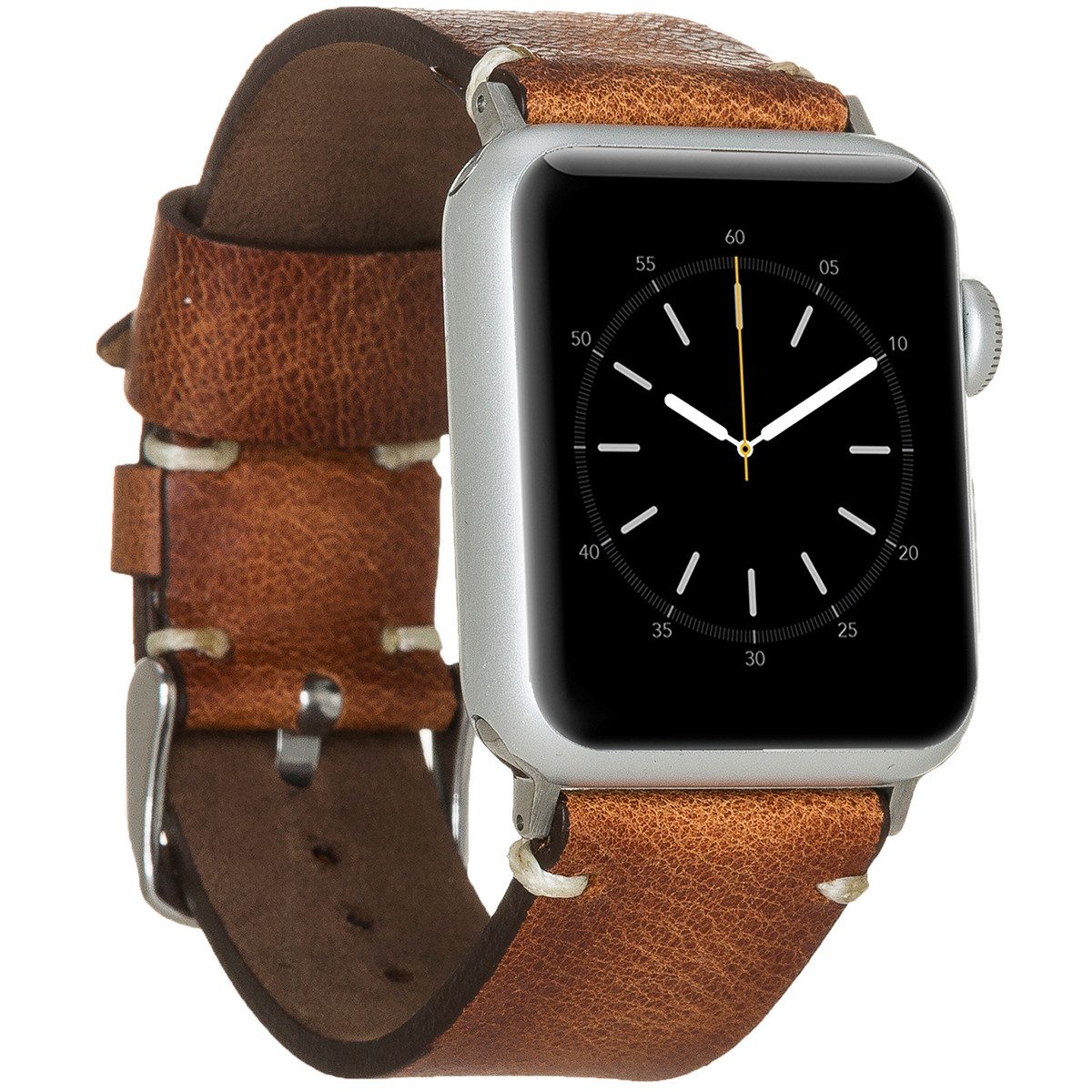 Burkley Smartwatch-Armband Exklusives Vintage Lederarmband, Handmade Stil 10