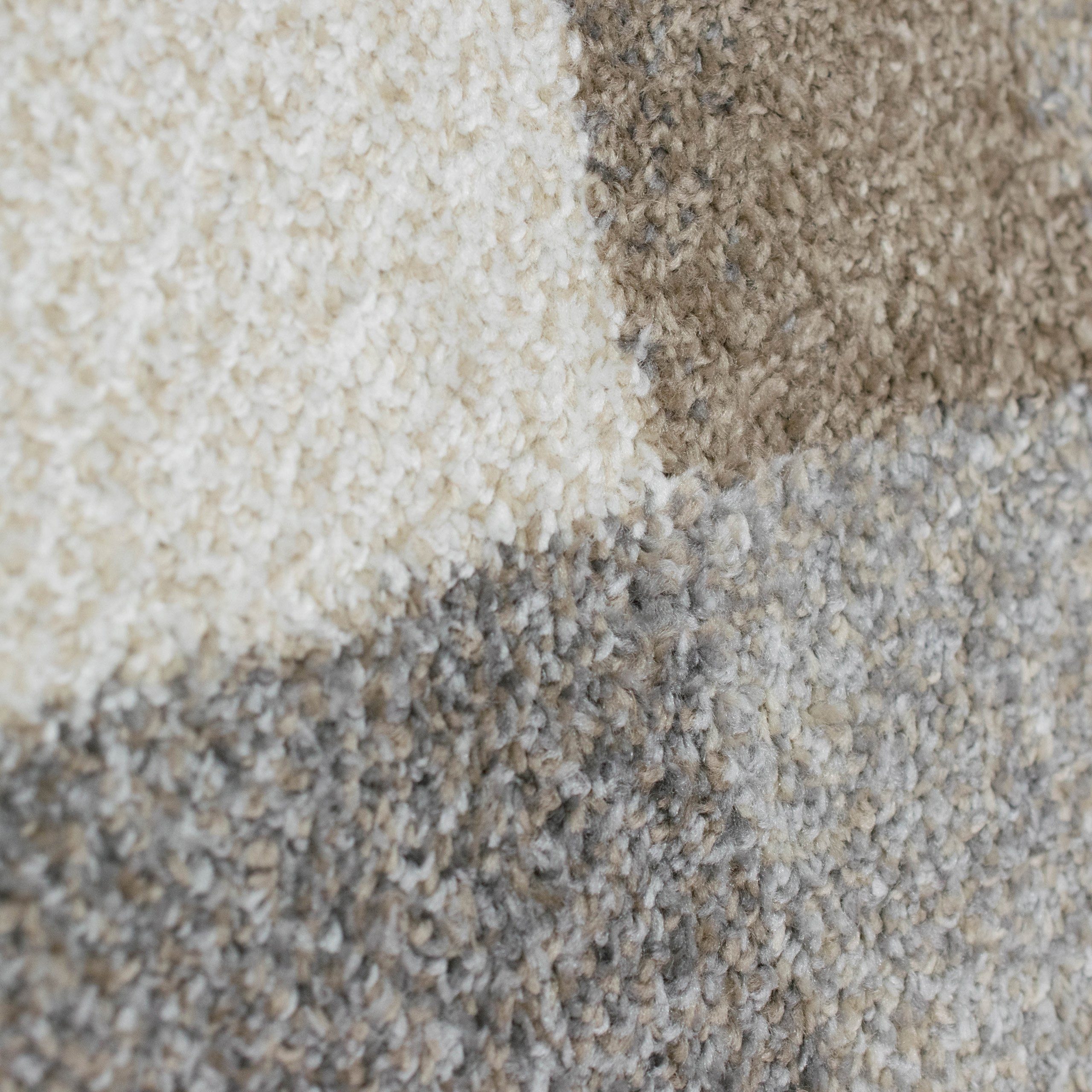 Carpetia Teppich Modern abstrakter Wellen-Karo Designerteppich günstig online kaufen