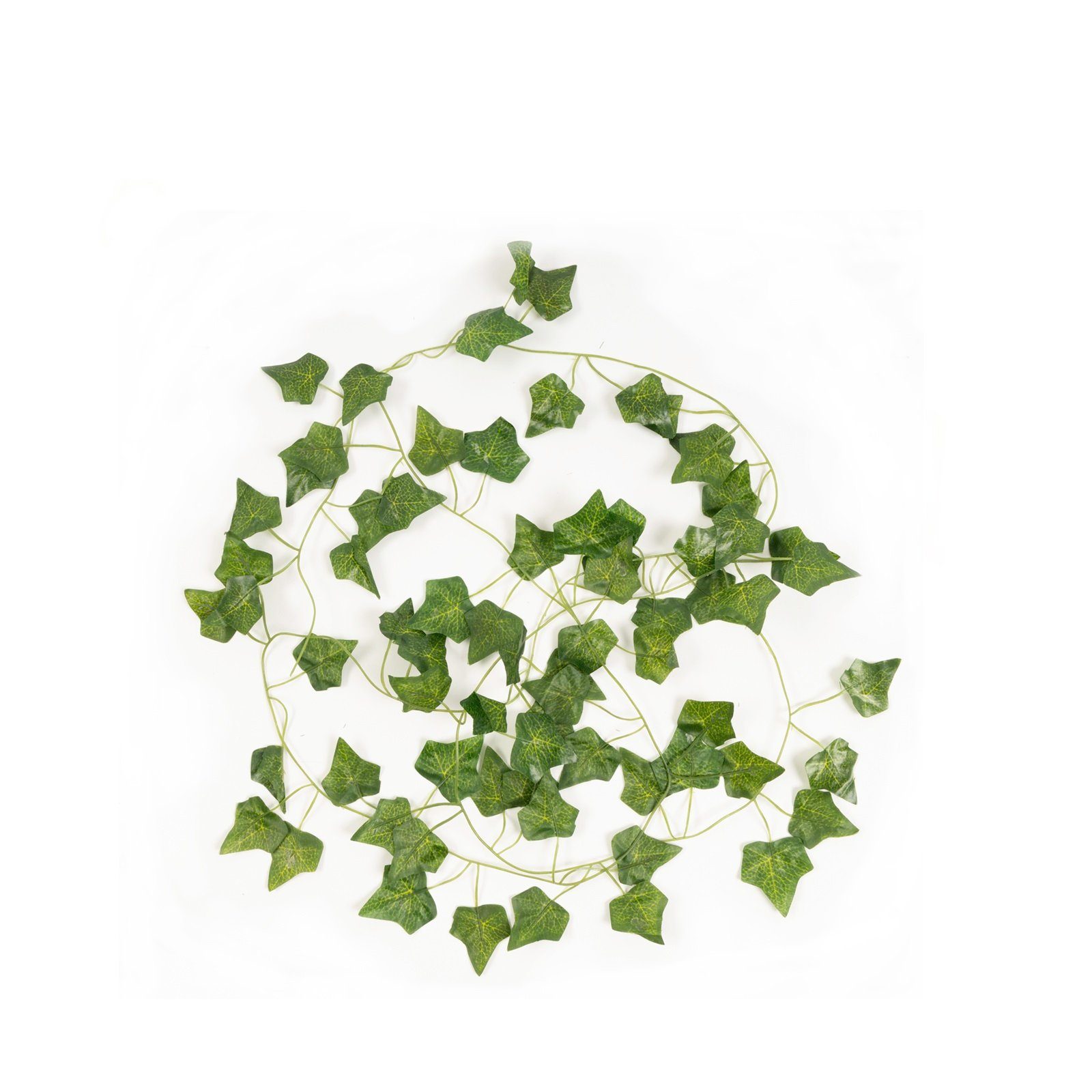 Kunstpflanze Efeu-Girlande, Karat, UV-beständig, Inkl. 20 Kabelbindern, 12e günstig online kaufen