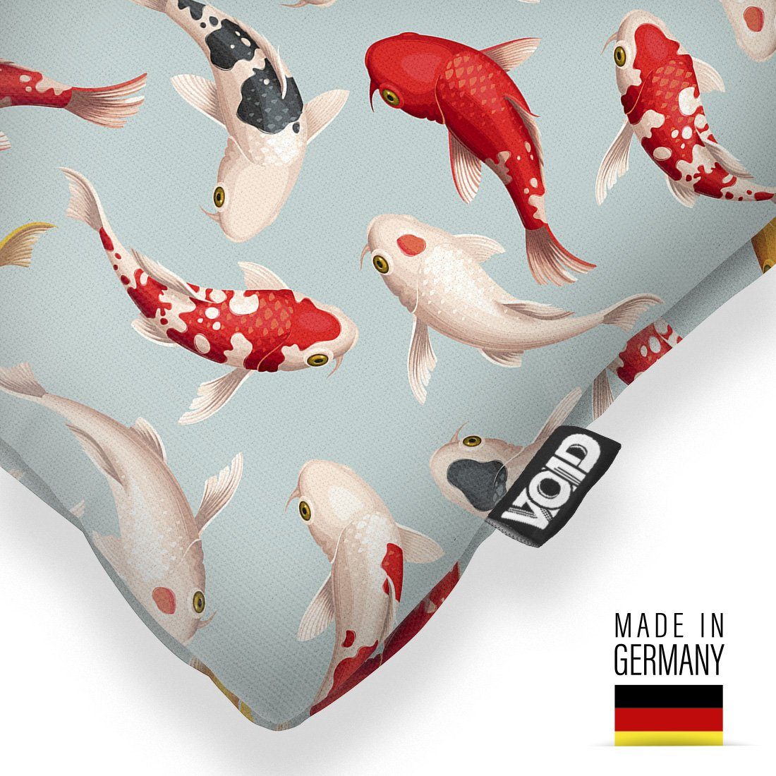 VOID Kissenbezug, (1 Stück), Japanisch Koifisch Koi Karpfen fisch koi karpfen Teich see zucht züch