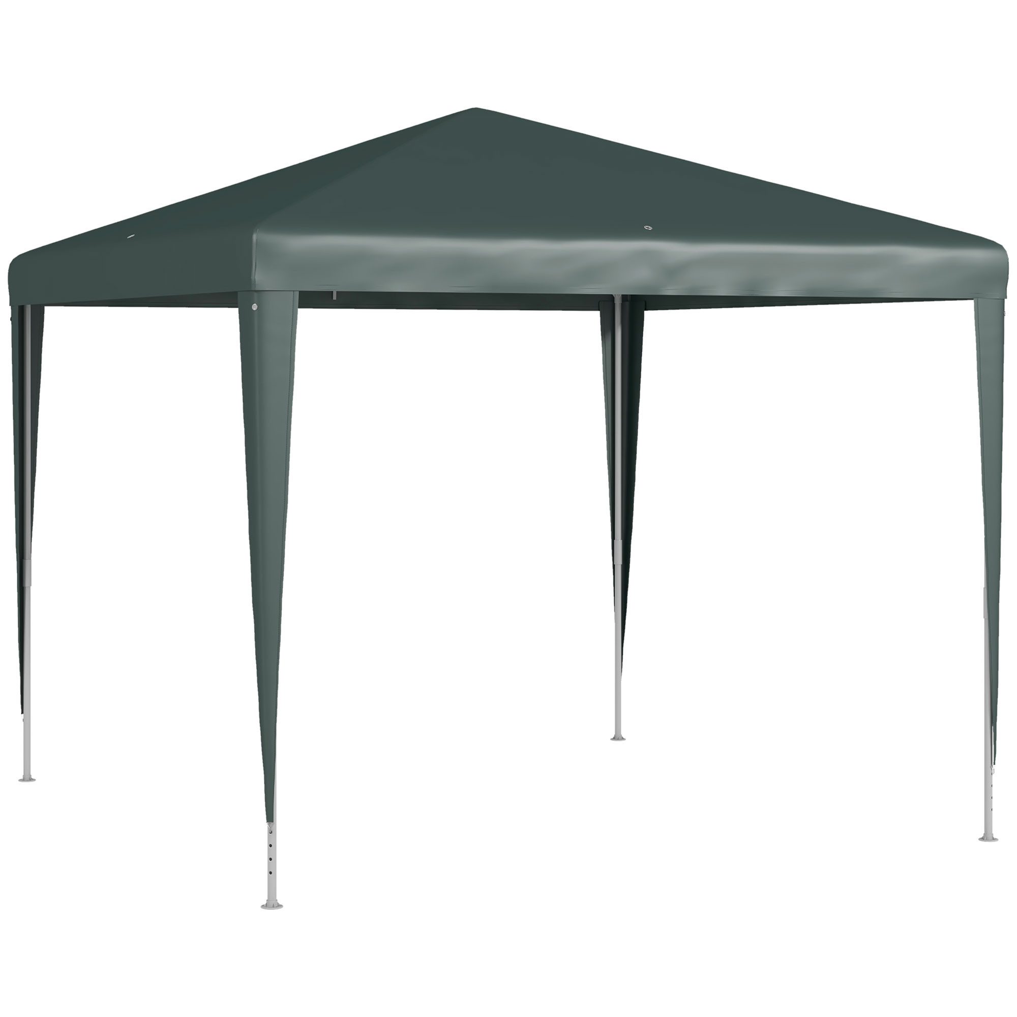Outsunny Pavillon 2,7x2,7m, Rechteckig, mit 0 günstig online kaufen