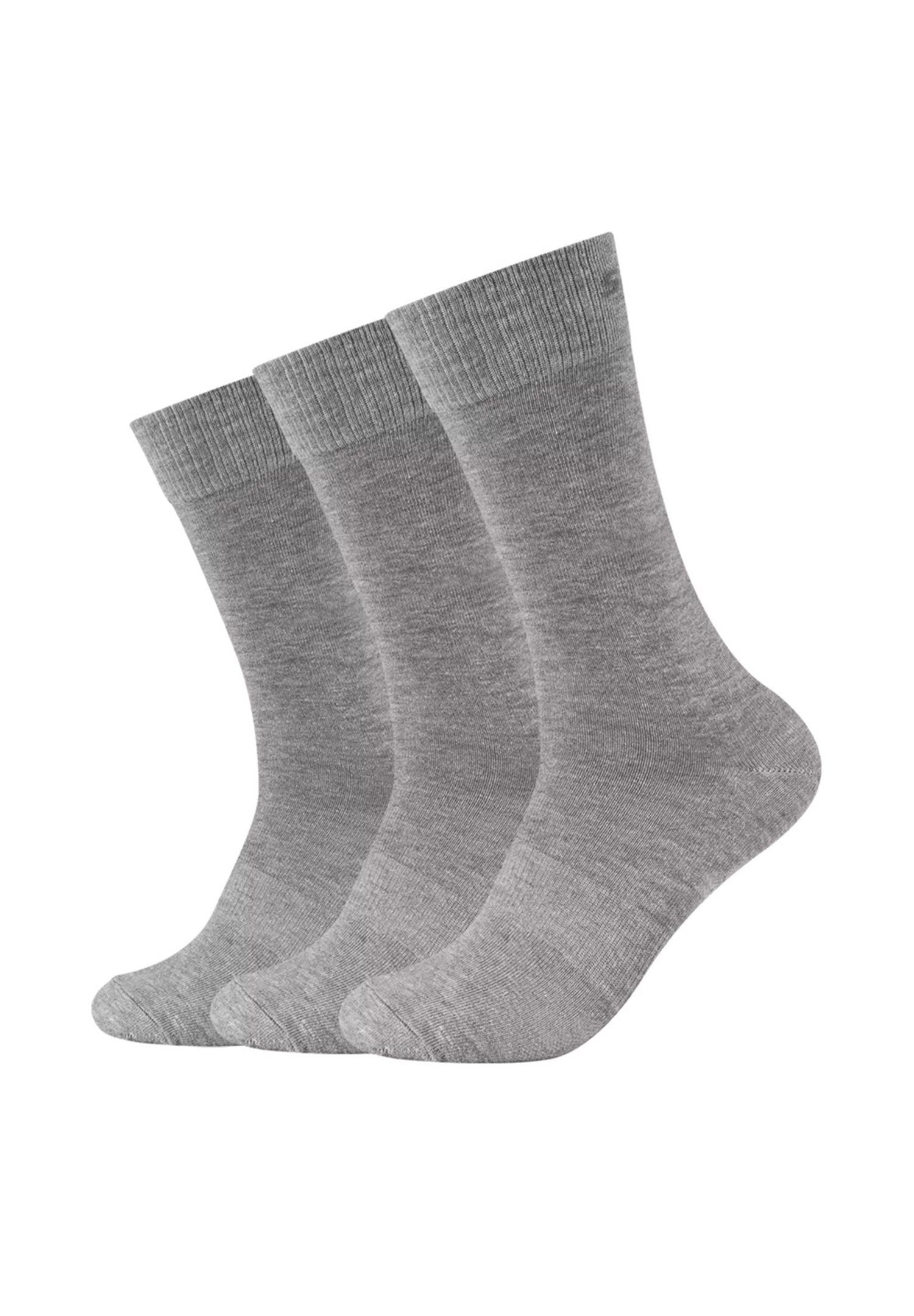 Kurzsocken Socks (3-Paar) Melange Basic Mesh Skechers Ventilation Unisex 3p Light 3390 Grey