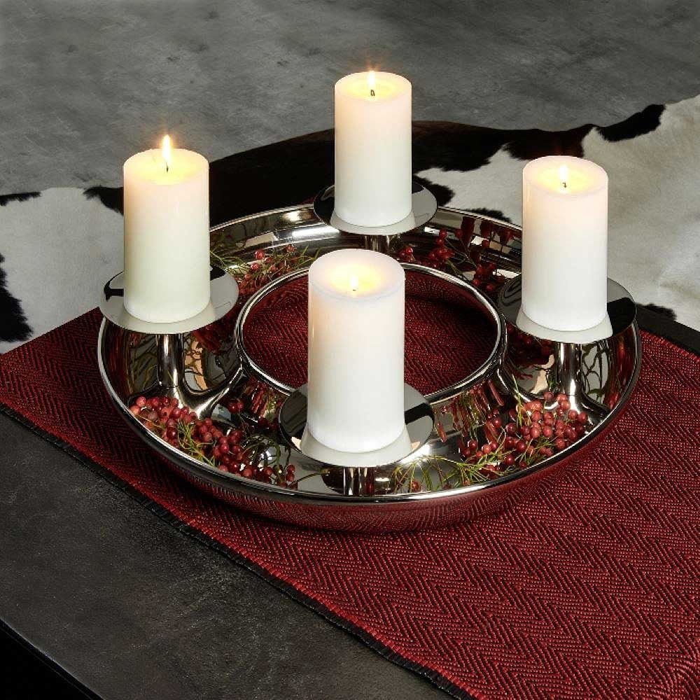 Lambert Adventsleuchter Kerzenhalter Saturnia, Weihnachtsdeko (1 St), 4