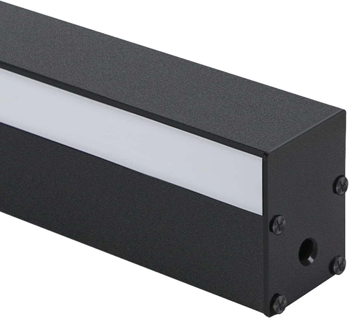 Nettlife LED Wandleuchte Schwarz Modern 60CM 21W Up Down innen Wandbeleuchtung, nicht dimmbar, LED fest integriert, Warmweiß, Wandlampe für Flur Treppenhaus Woh – Bild 4 von 5