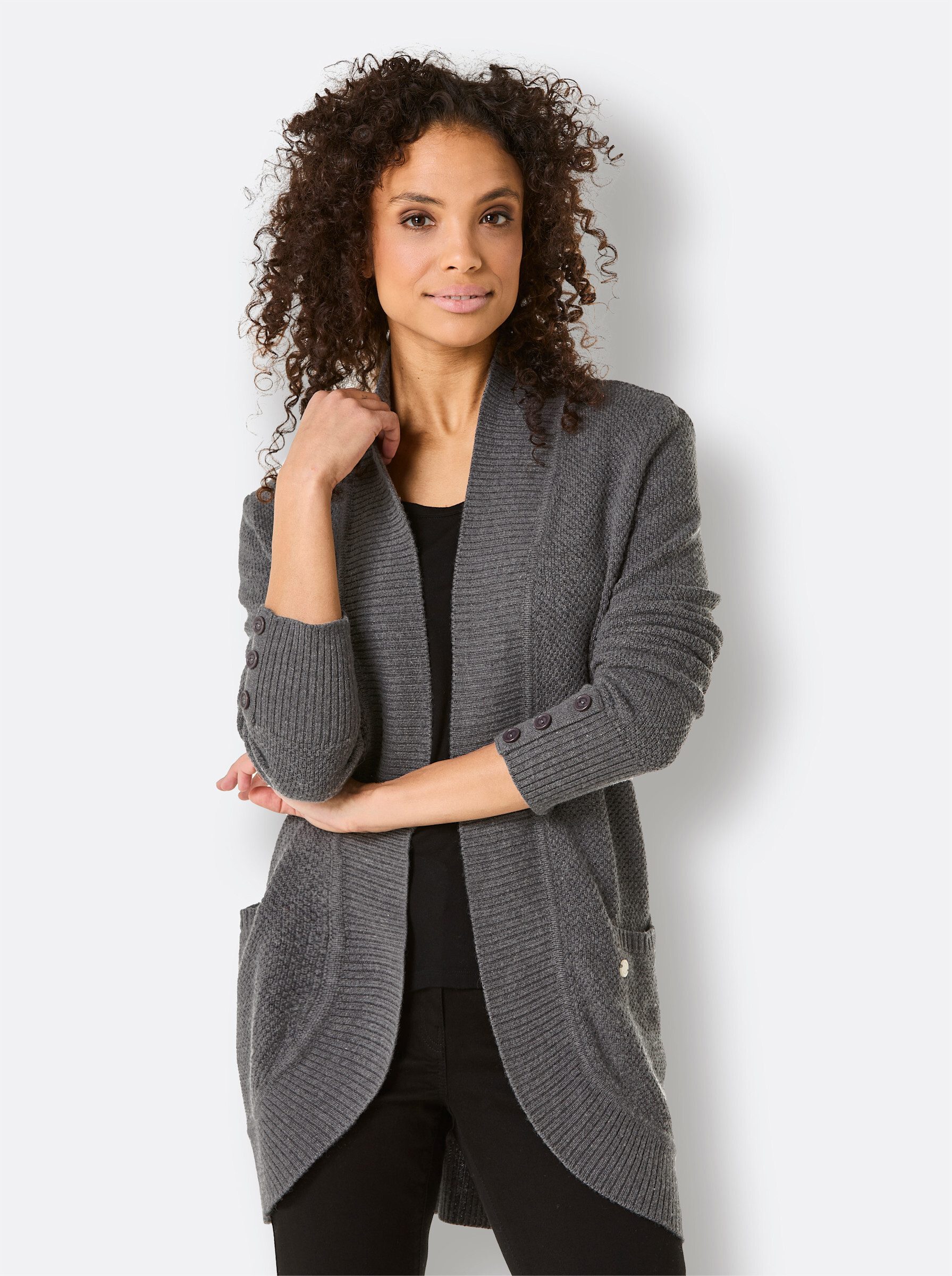 creation L Strickjacke Longstrickjacke günstig online kaufen