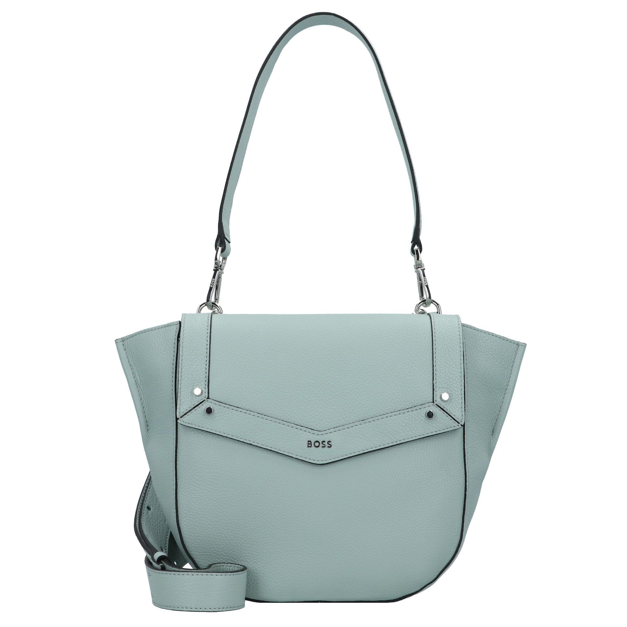 BOSS Schultertasche Ivy, Leder light green