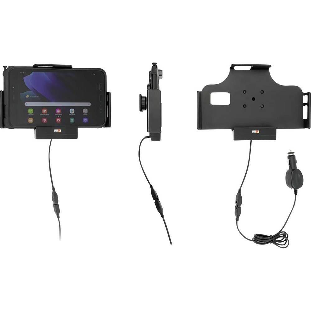 Brodit Handy-Halterung Aktiver Halter mit Zig-Stecker 712224, (mit Ladefunktion)