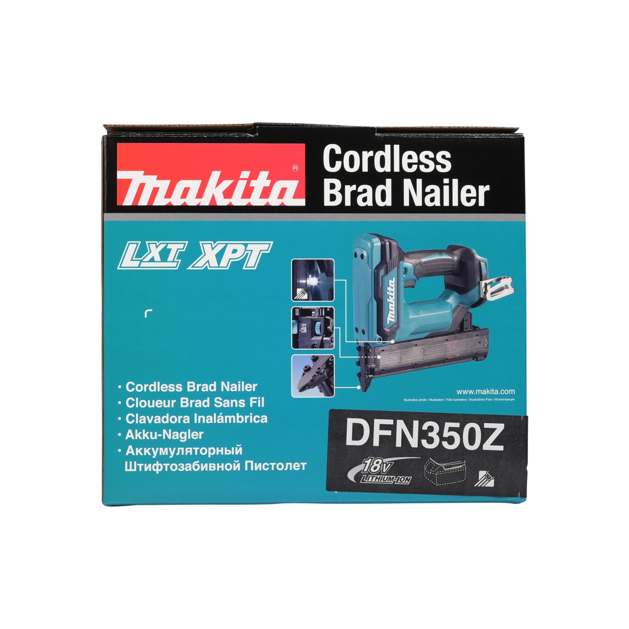 Makita Nagler Makita Akku-Stauchkopfnagler 18V DFN350Z