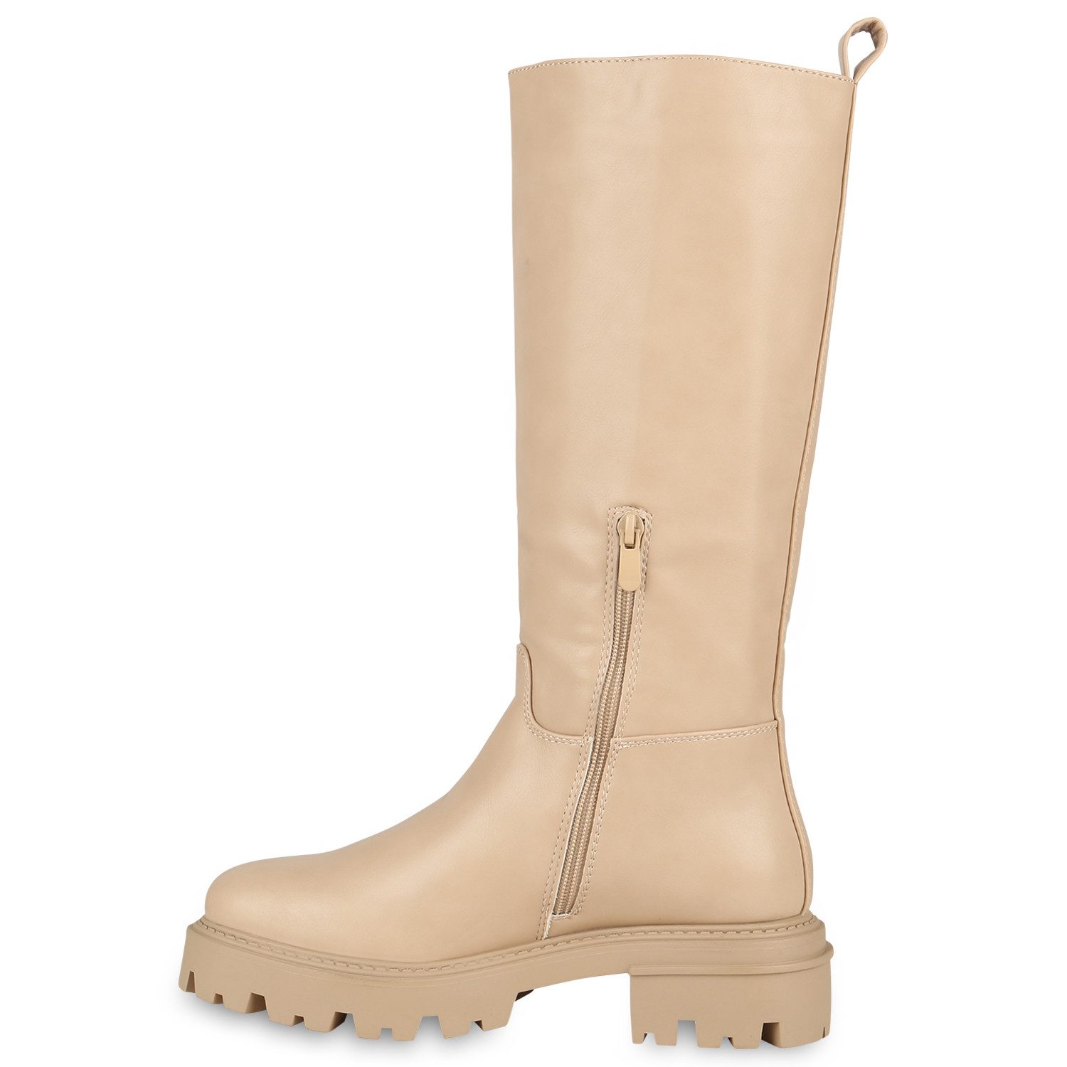 VAN HILL 838056 Plateaustiefel Damen Leicht Gefütterte Plateaustiefel Stief günstig online kaufen