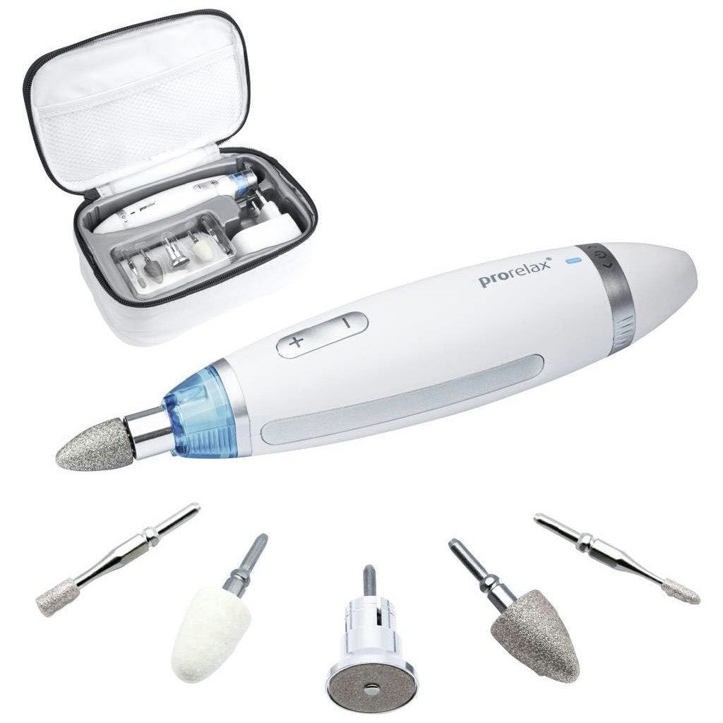 prorelax Maniküre-Pediküre-Set Maniküre-Set PERFECT 5 Aufsätze und Aufbewahrungstasche