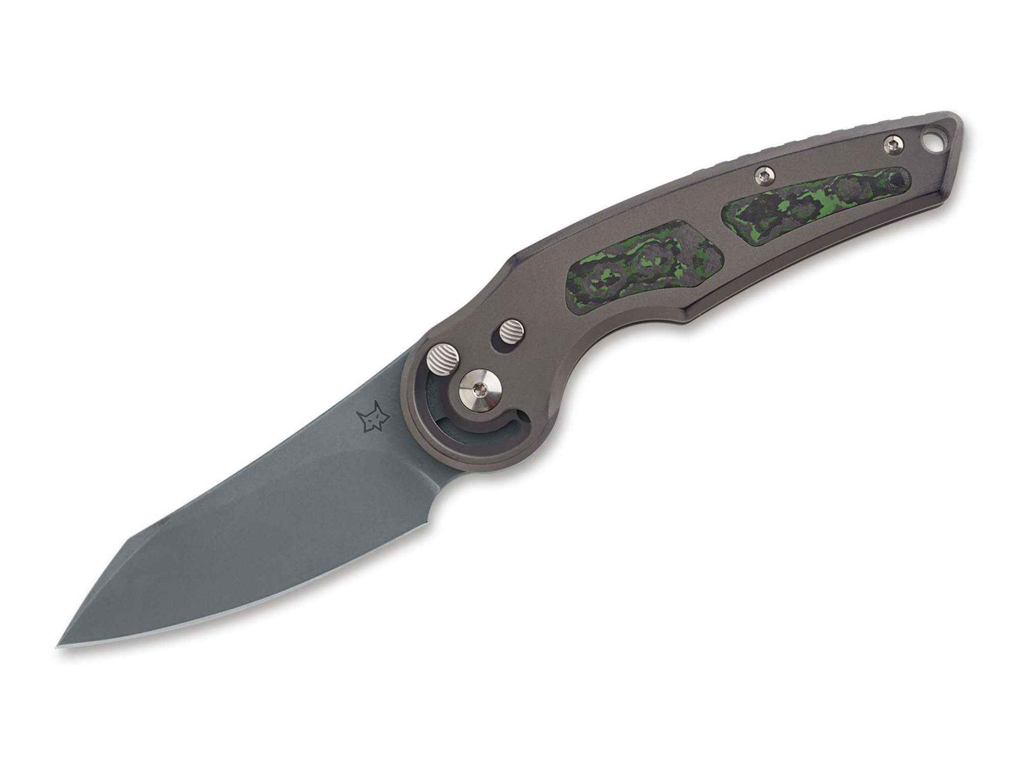 Fox Knives Taschenmesser Taschenmesser Jupiter Titanium CF Jungle Wear