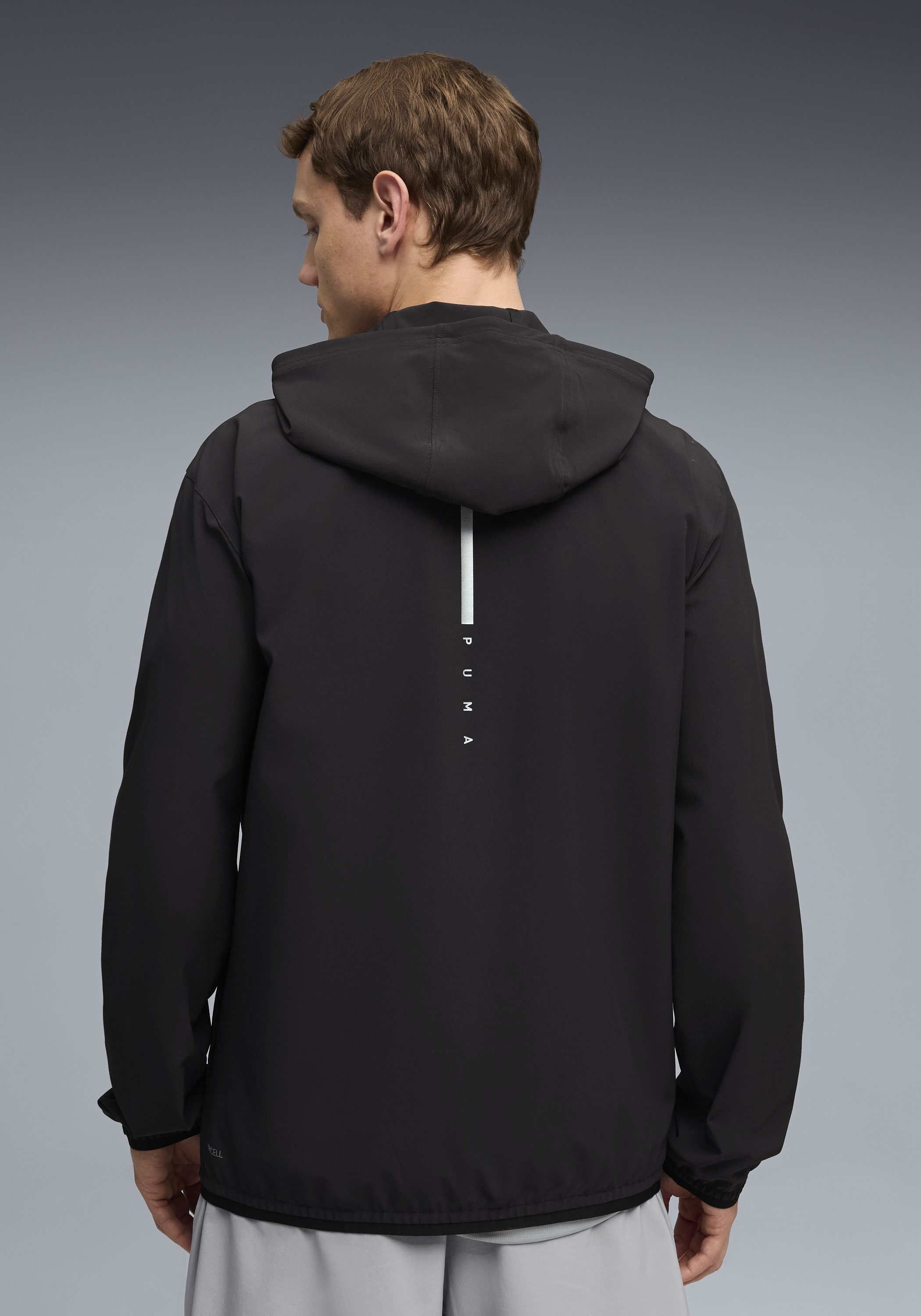 PUMA Kapuzensweatjacke M PWRTRAIN STRETCH WOVEN JACKET mit Kapuze, für Training und sportliche Aktivitäten, Regular Fit