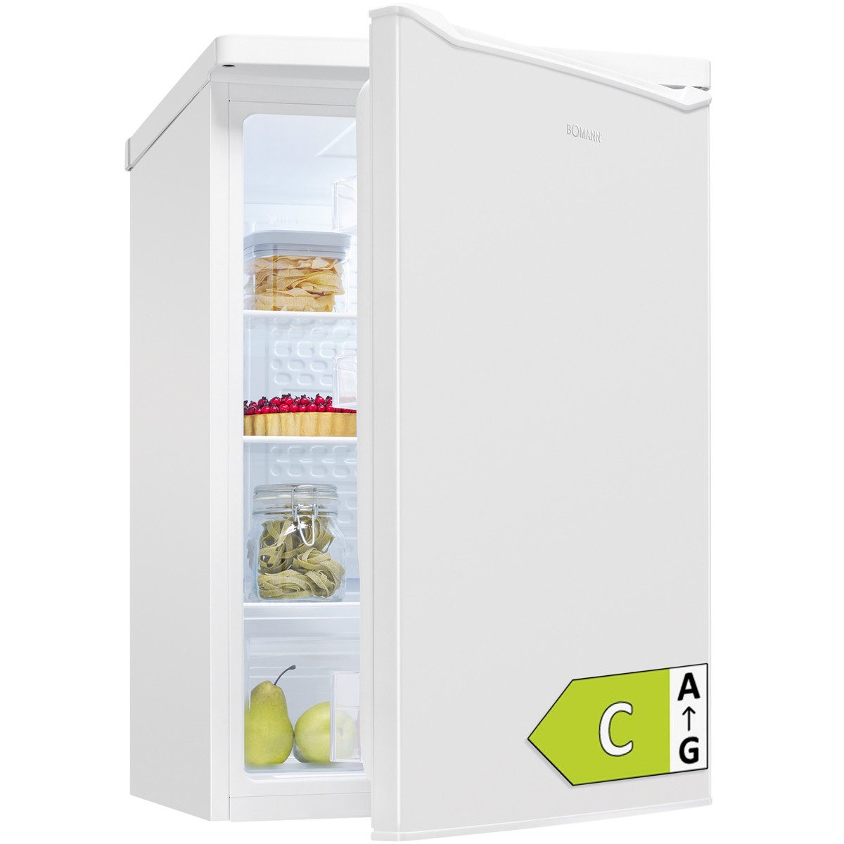 BOMANN Vollraumkühlschrank VS 7258, 85 cm hoch, 55 cm breit, Kühlschrank ohne Gefrierfach, Energieklasse C
